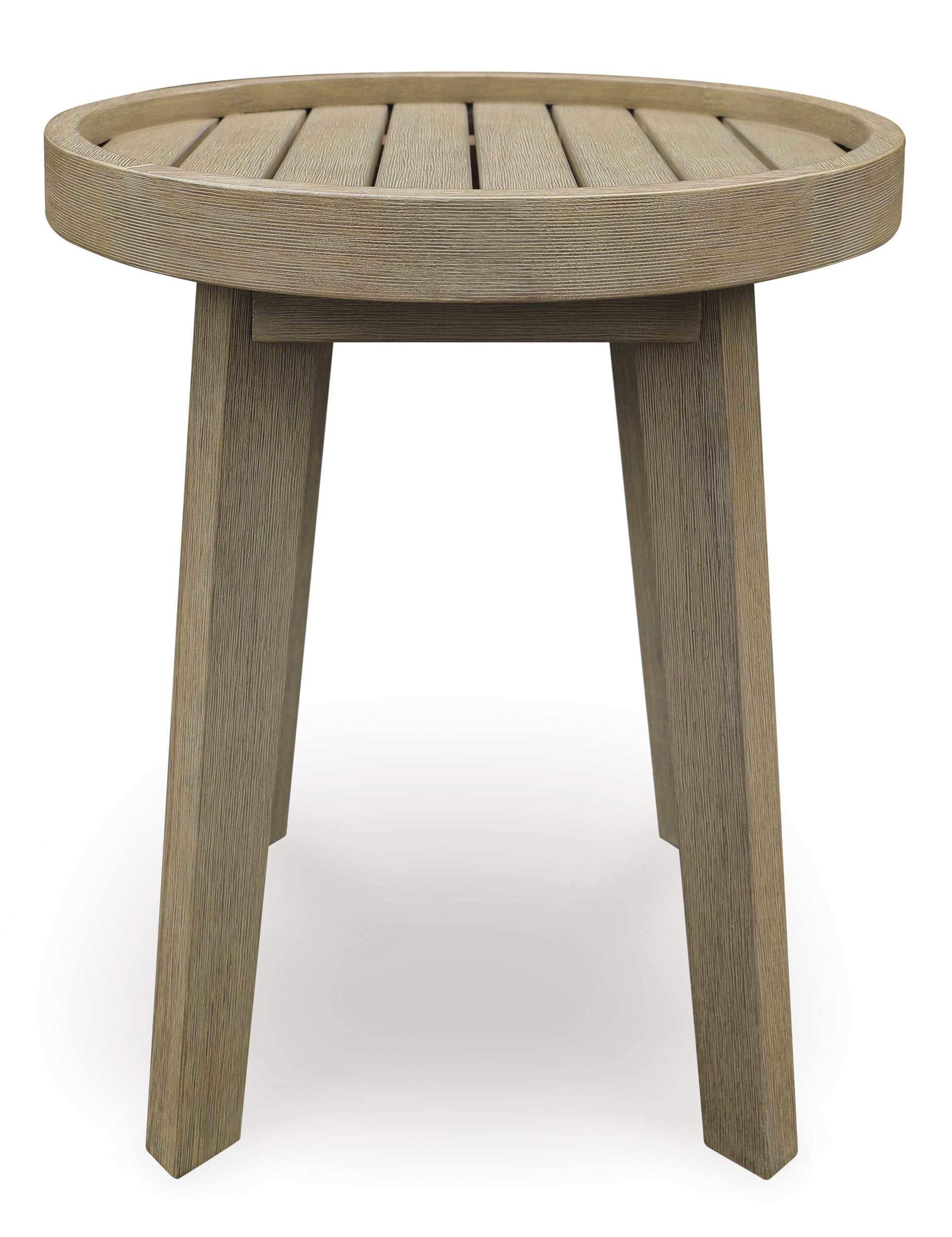 Marina Sun Round Wood End Table