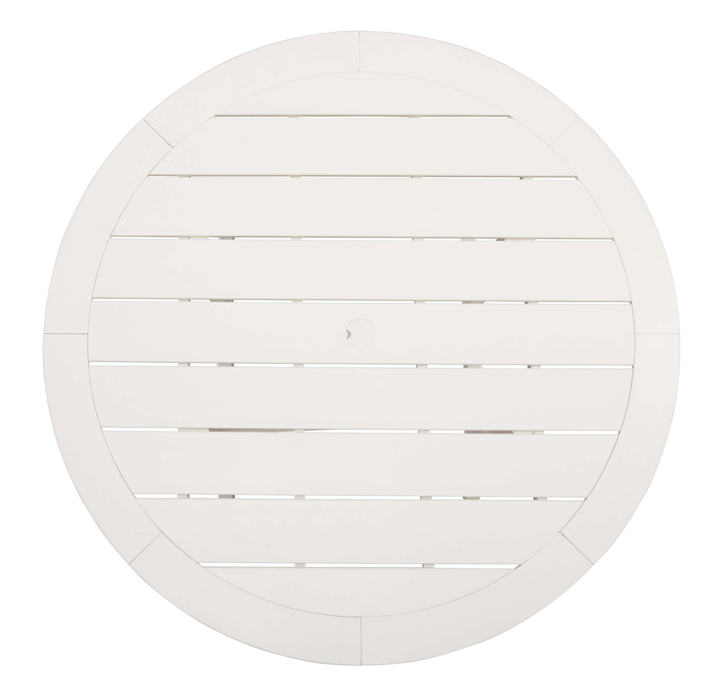 Crescent Outdoor High-Density Polyethylene Round Dining Table