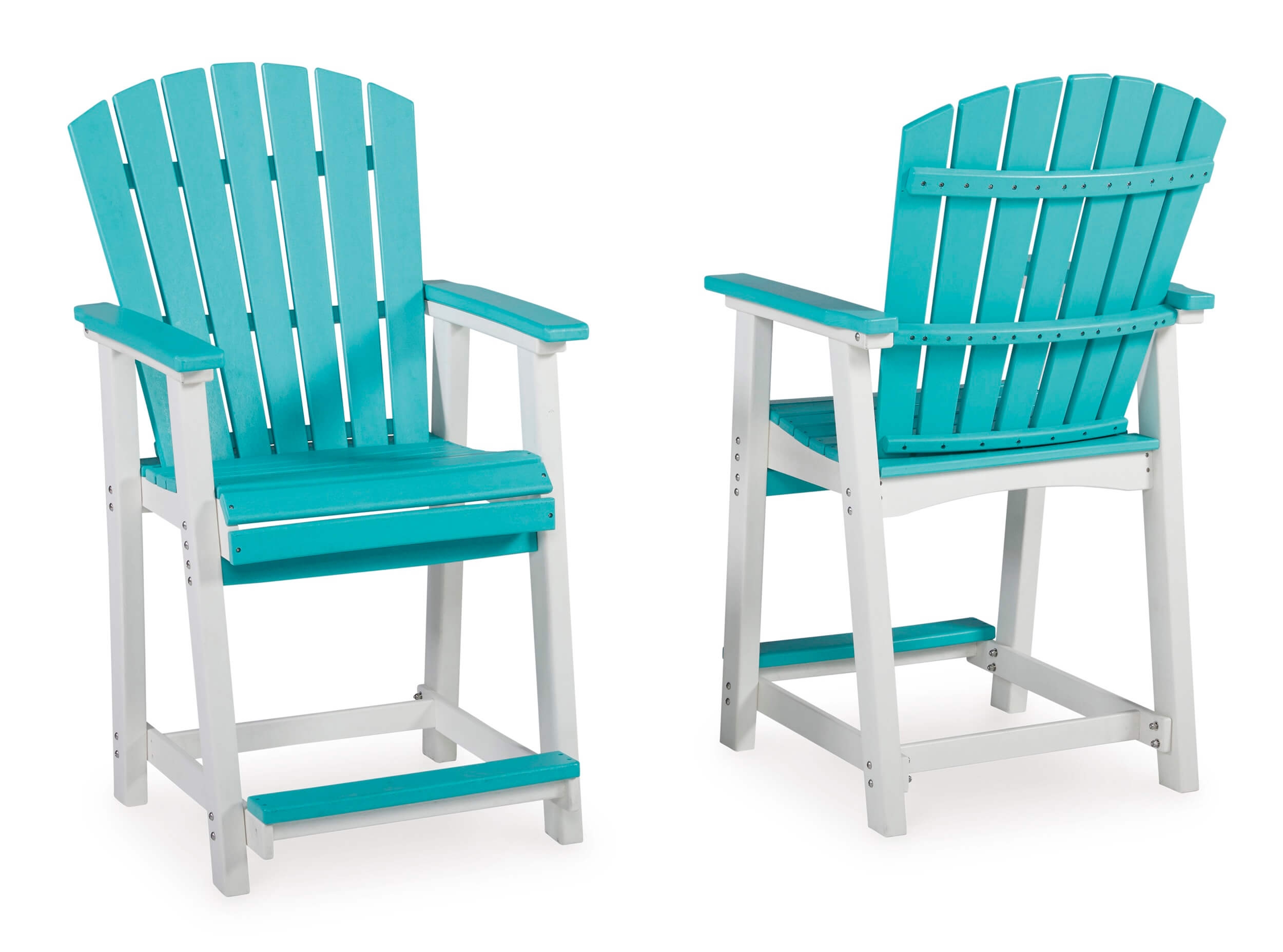 Eisely Outdoor High-Density Polyethylene Counter Height Patio Dining Set