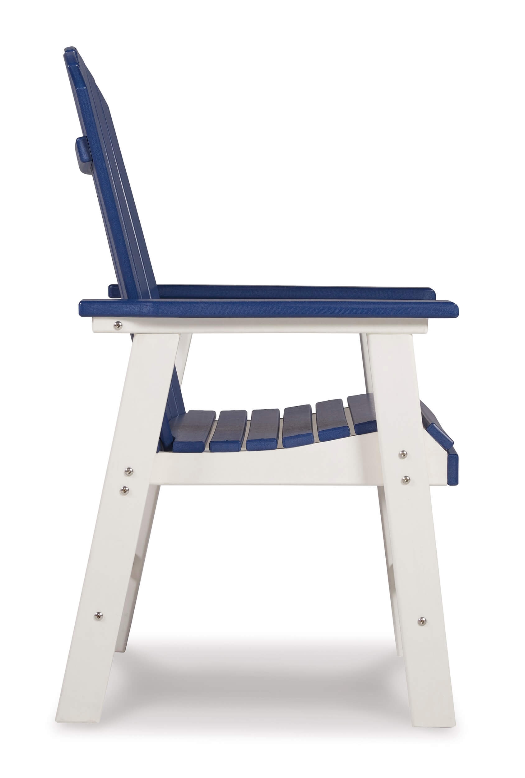 Toretto Outdoor High-Density Polyethylene Dining Arm Chair, Set of 2
