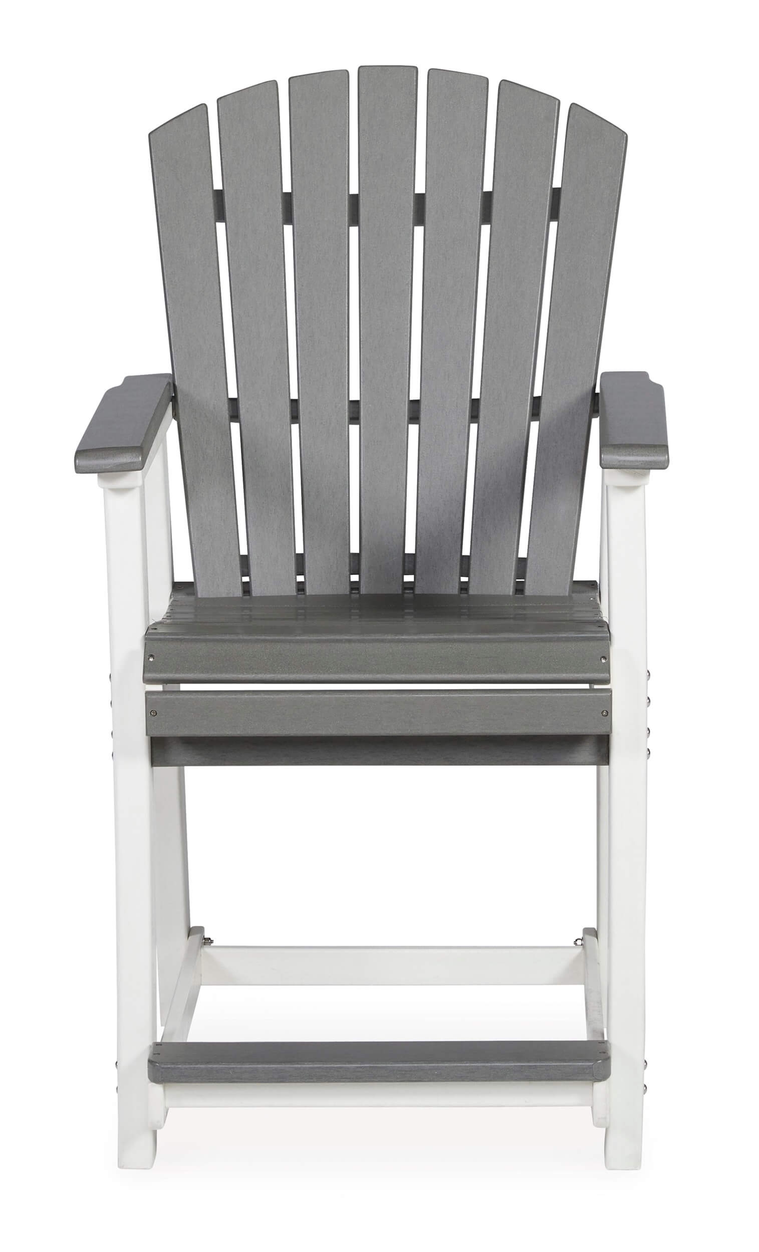 Transville Outdoor High-Density Polyethylene Counter Height Barstool, Set of 2