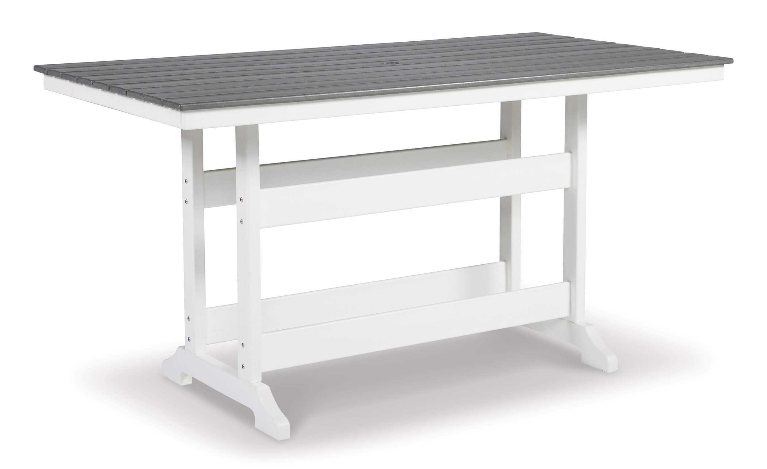 Transville Outdoor High-Density Polyethylene Counter Height Rectangular Dining Set