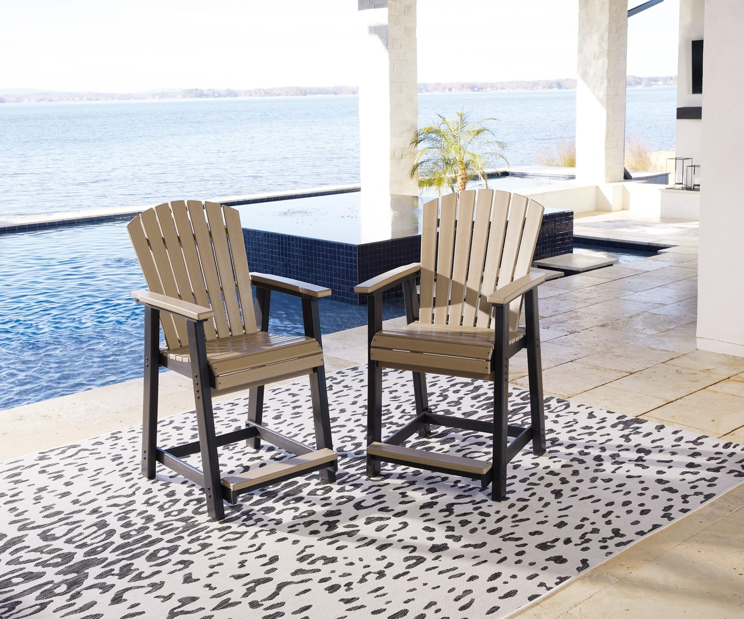 Fairen Trail Outdoor High-Density Polyethylene Counter Height Dining Set