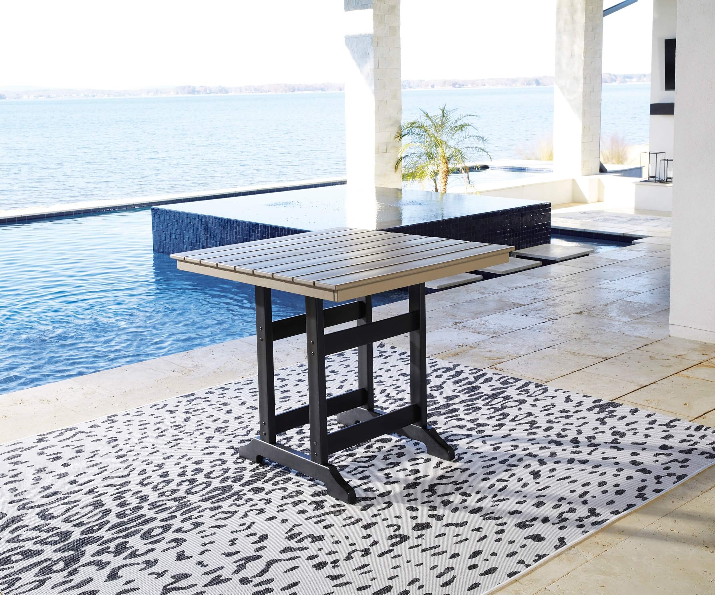 Fairen Trail Outdoor High-Density Polyethylene Counter Height Dining Set