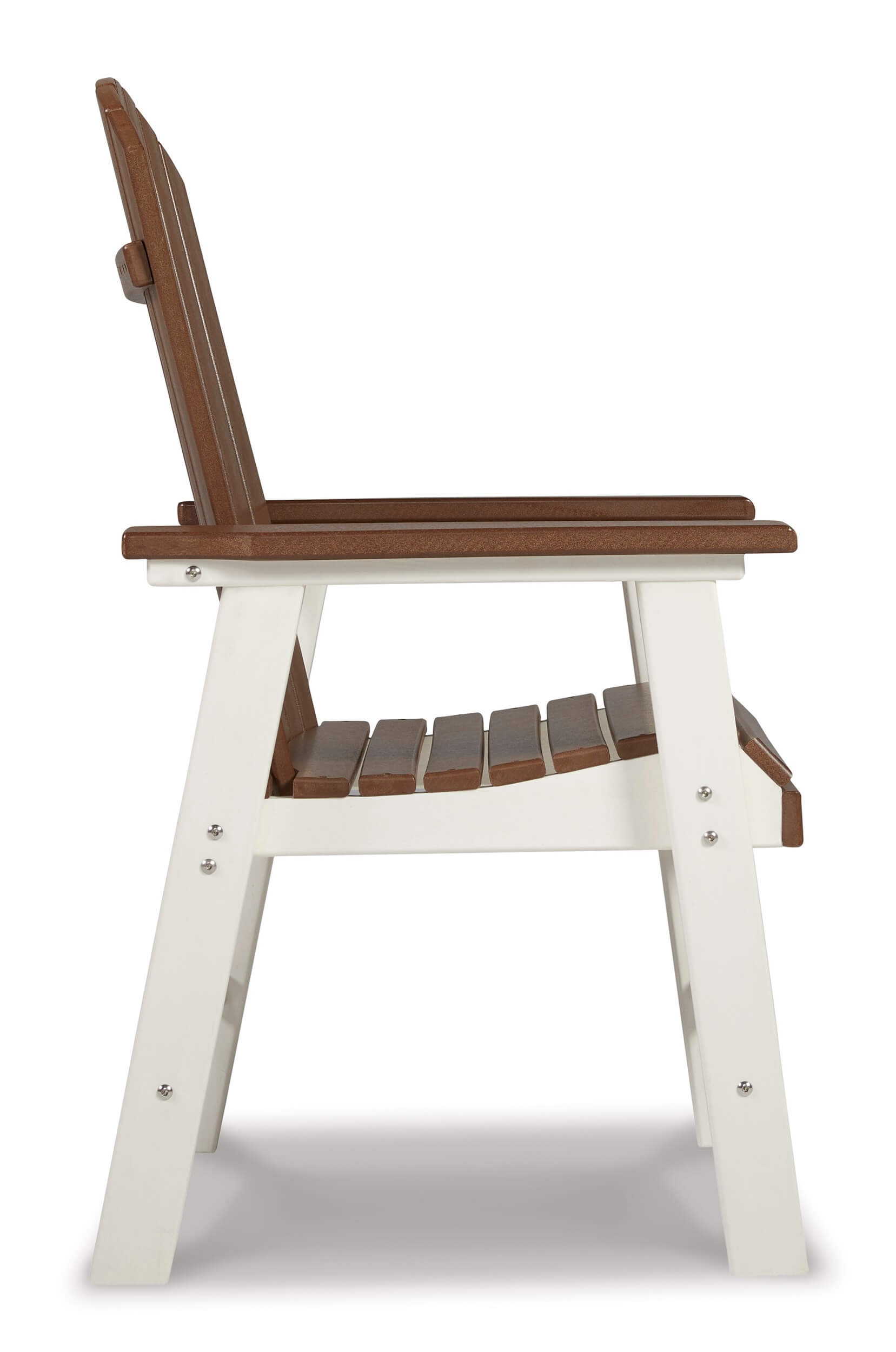 Genesis Bay Outdoor High-Density Polyethylene Dining Arm Chair, Set of 2