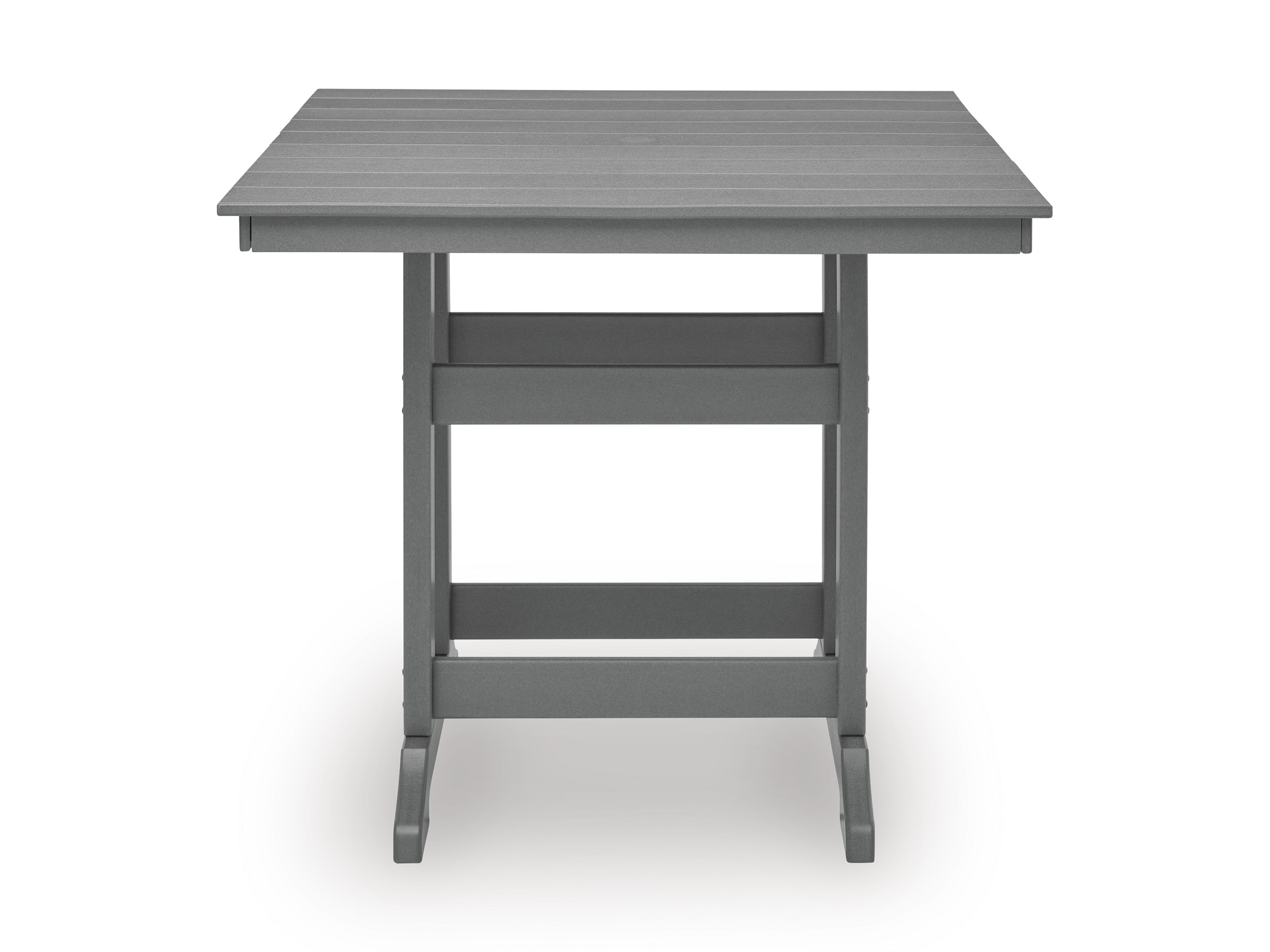 Sanctuary Beach Square Aluminum/Polyethylene Counter Table with Umbella Hole