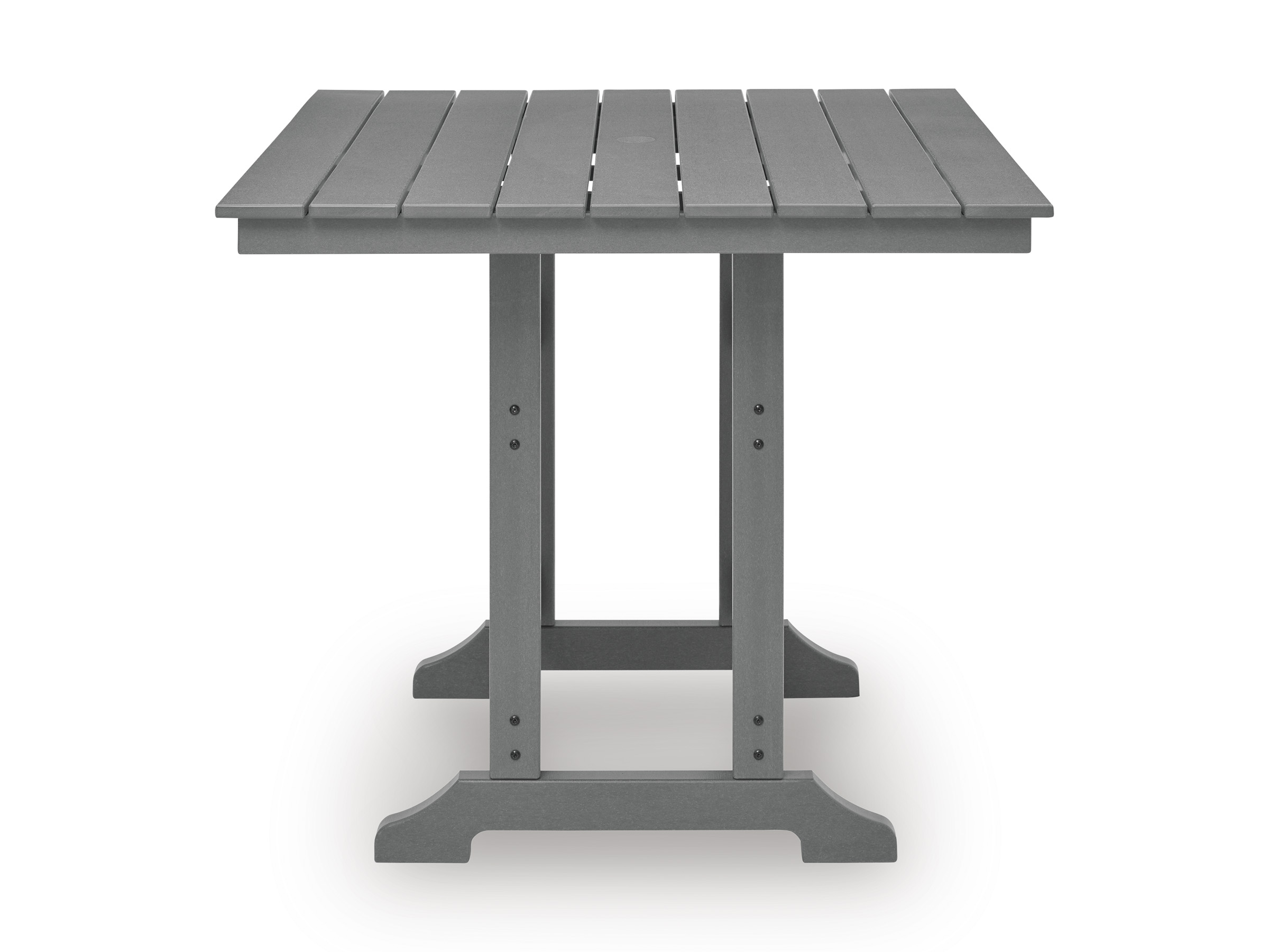 Sanctuary Beach Square Aluminum/Polyethylene Counter Table with Umbella Hole