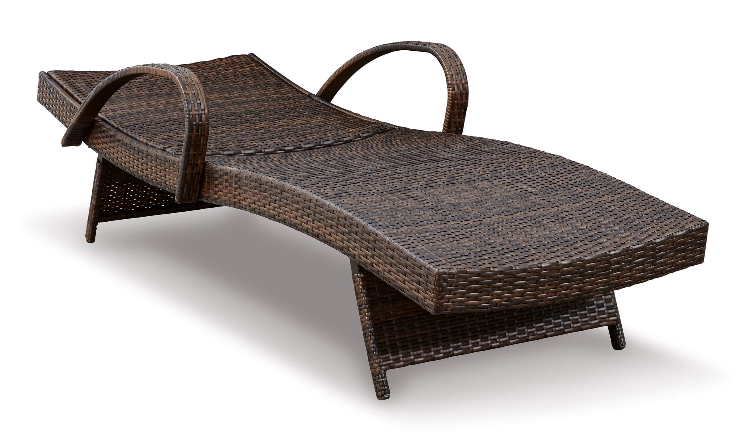 Kantana Outdoor Resin Wicker Chaise Lounge, Set of 2