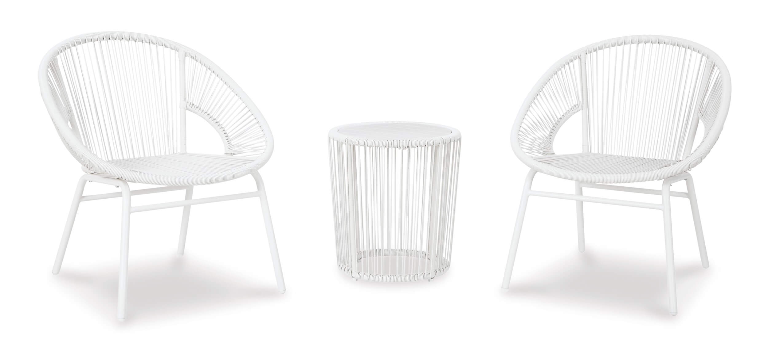 Mandarin Cape 3-Piece Outdoor Resin Wicker Dining Set