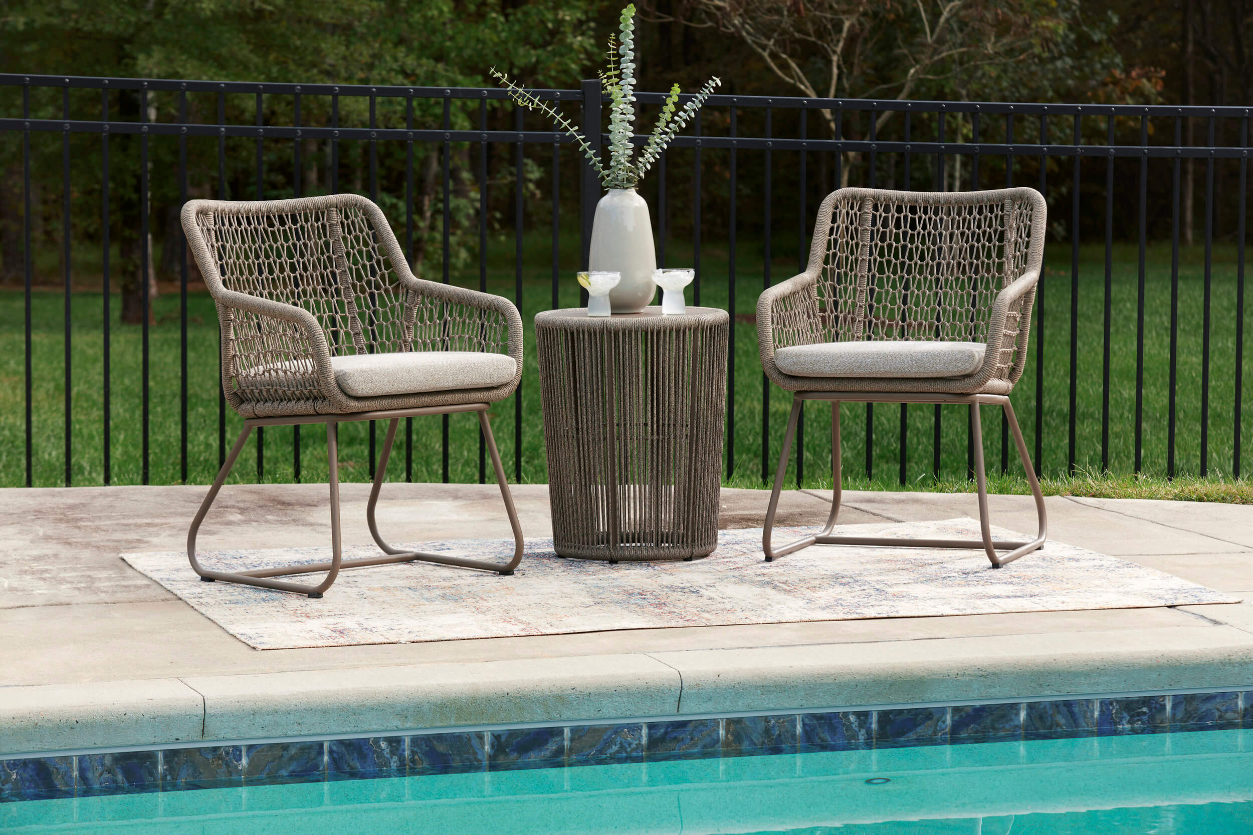 Majors Beach Aluminum/Polyester 3-Piece Patio Set