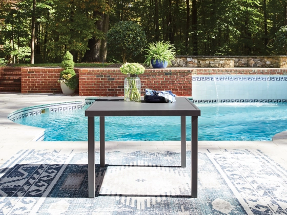 Rocky Creek Aluminum Square Dining Table