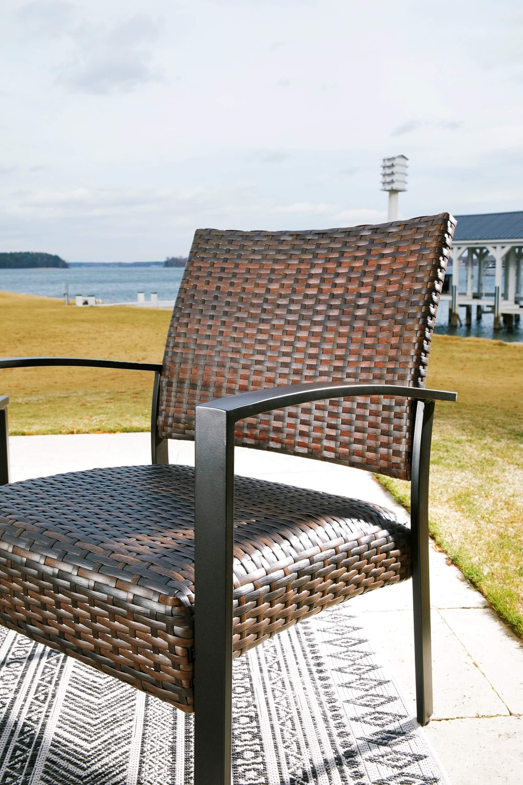 Zariyah 4-Piece Outdoor Resin Wicker Seating Set
