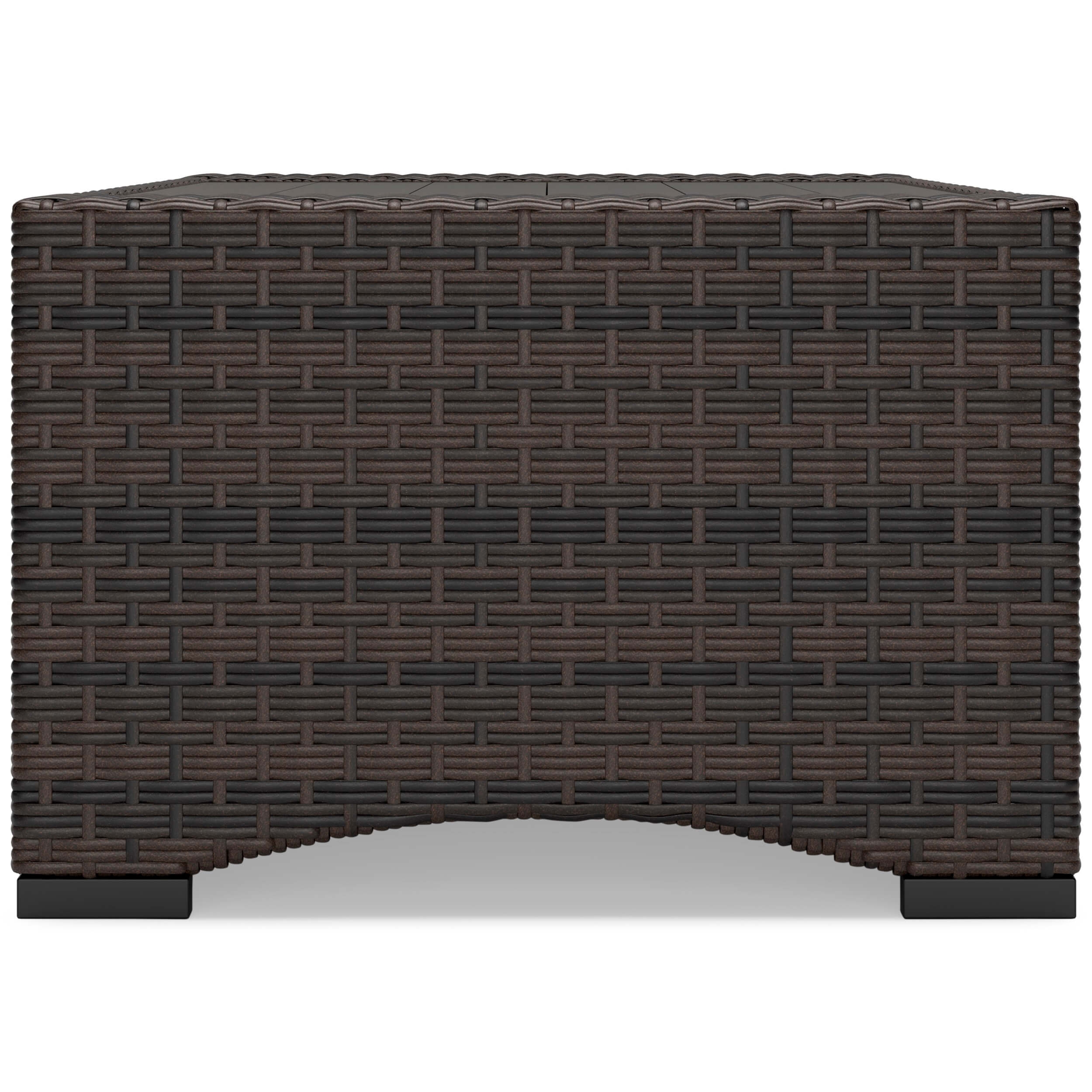 Windglow Outdoor Resin Wicker Rectangular Coffee Table