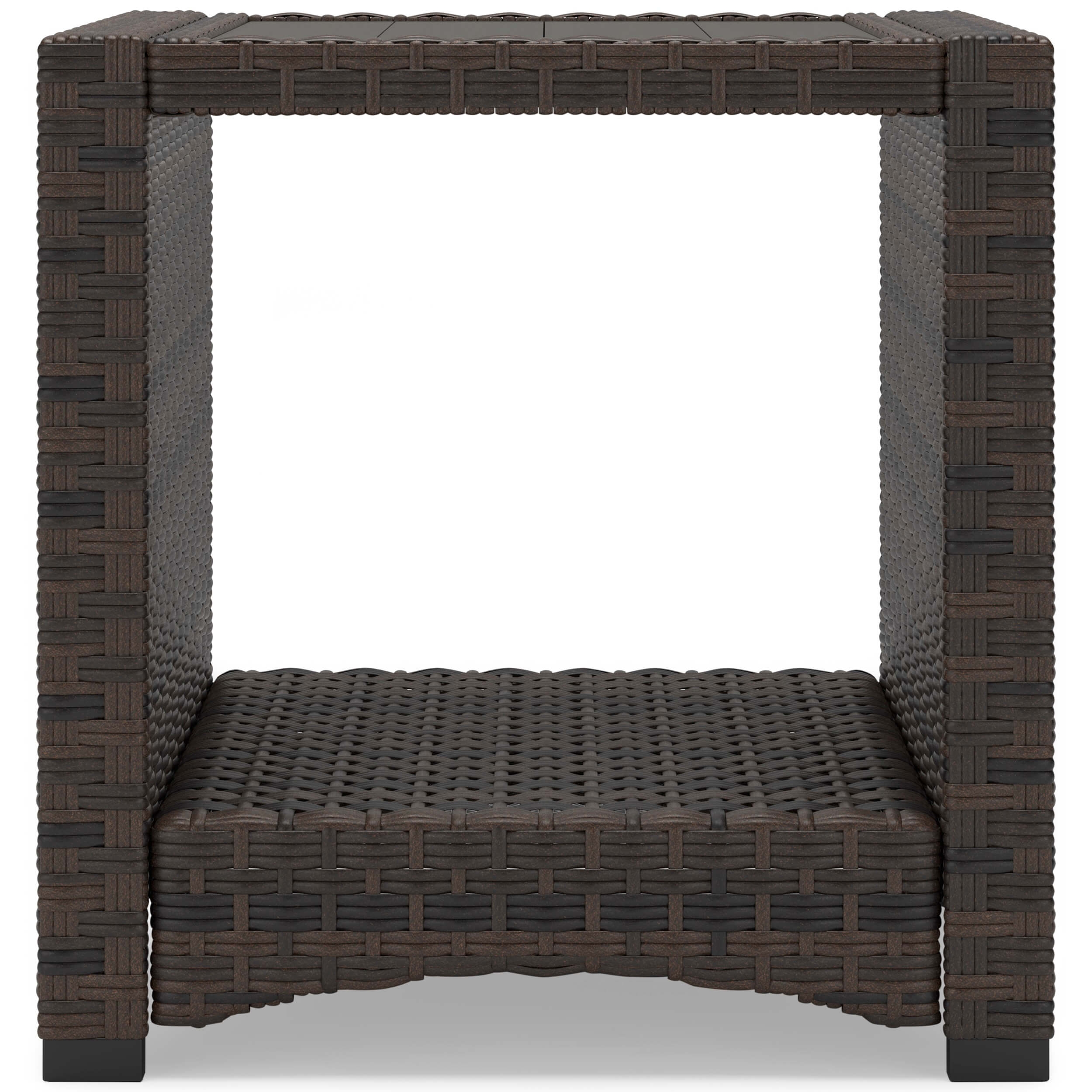 Windglow Outdoor Nuvella Fabric/Resin Wicker Patio Set