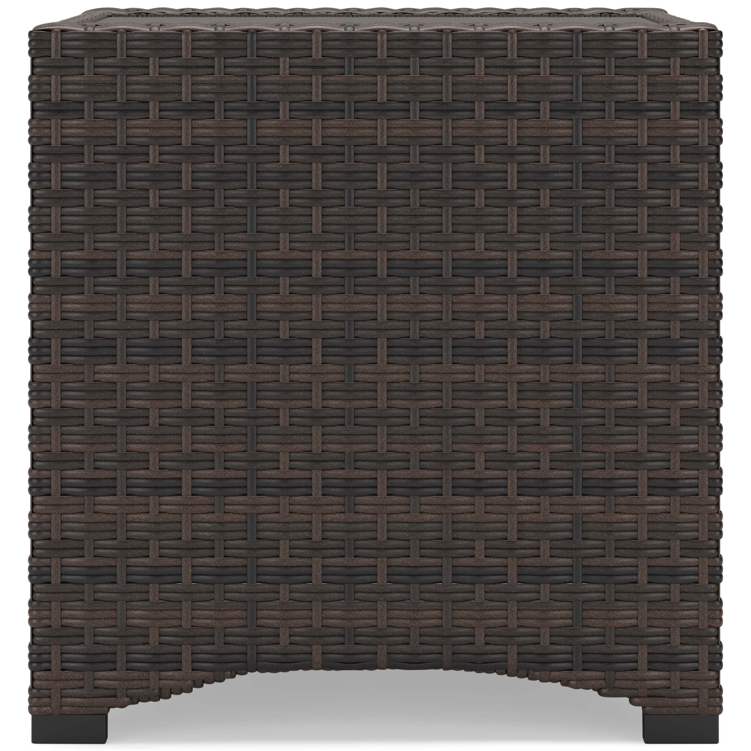 Windglow Outdoor Resin Wicker Square End Table