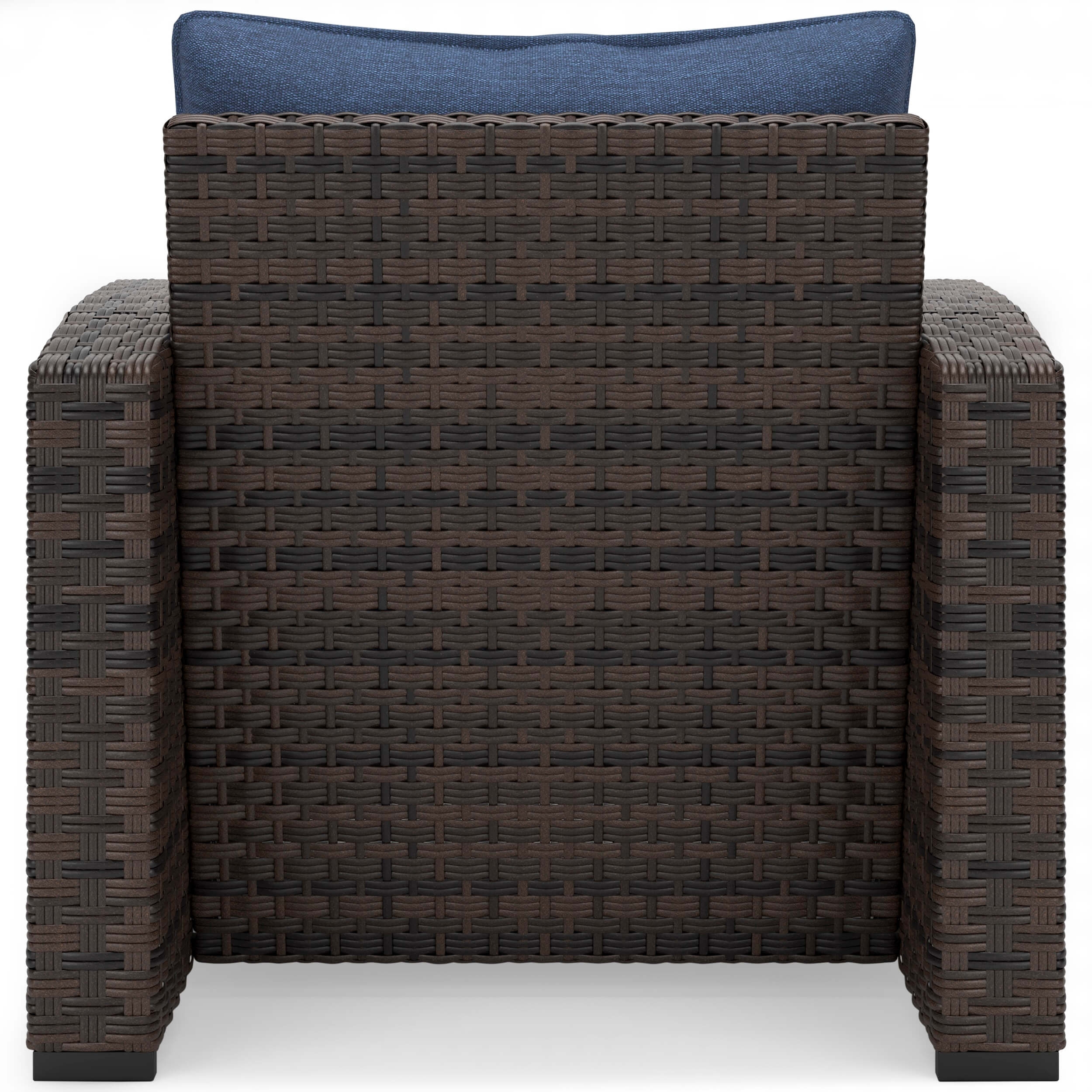 Windglow Outdoor Nuvella Fabric/Resin Wicker Lounge Chair