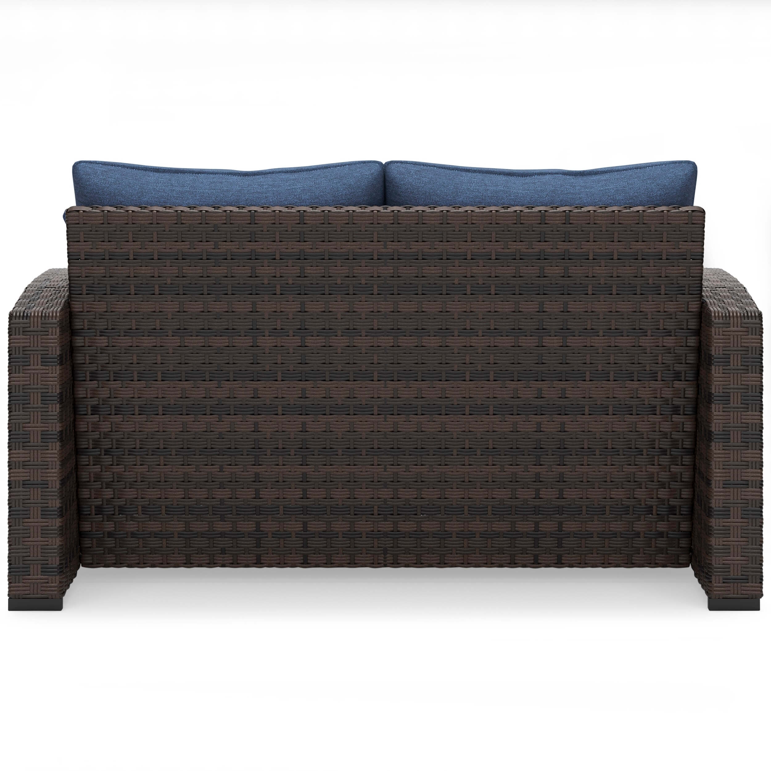 Windglow Outdoor Nuvella Fabric/Resin Wicker Patio Set