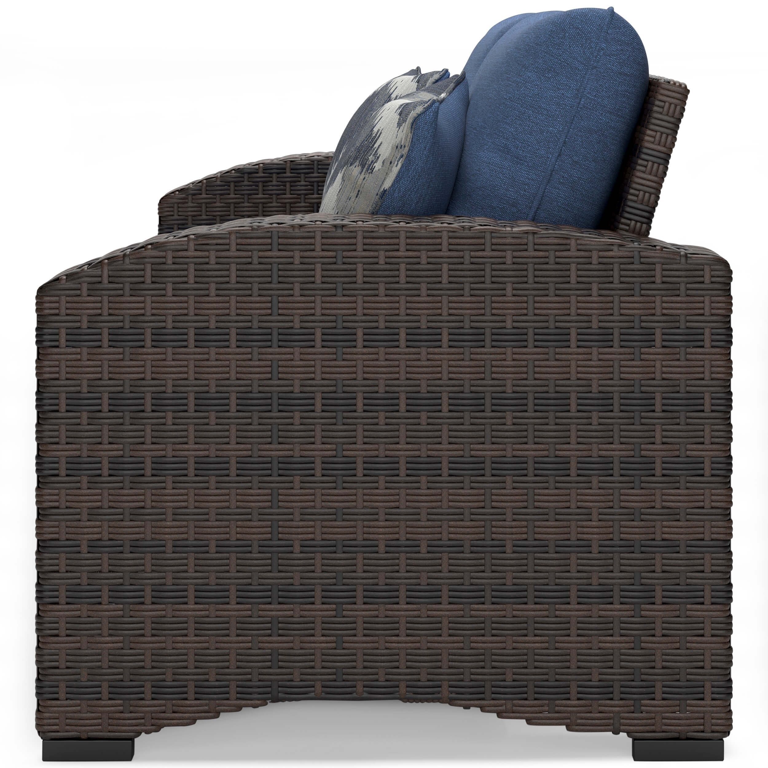 Windglow Outdoor Nuvella Fabric/Resin Wicker Patio Set