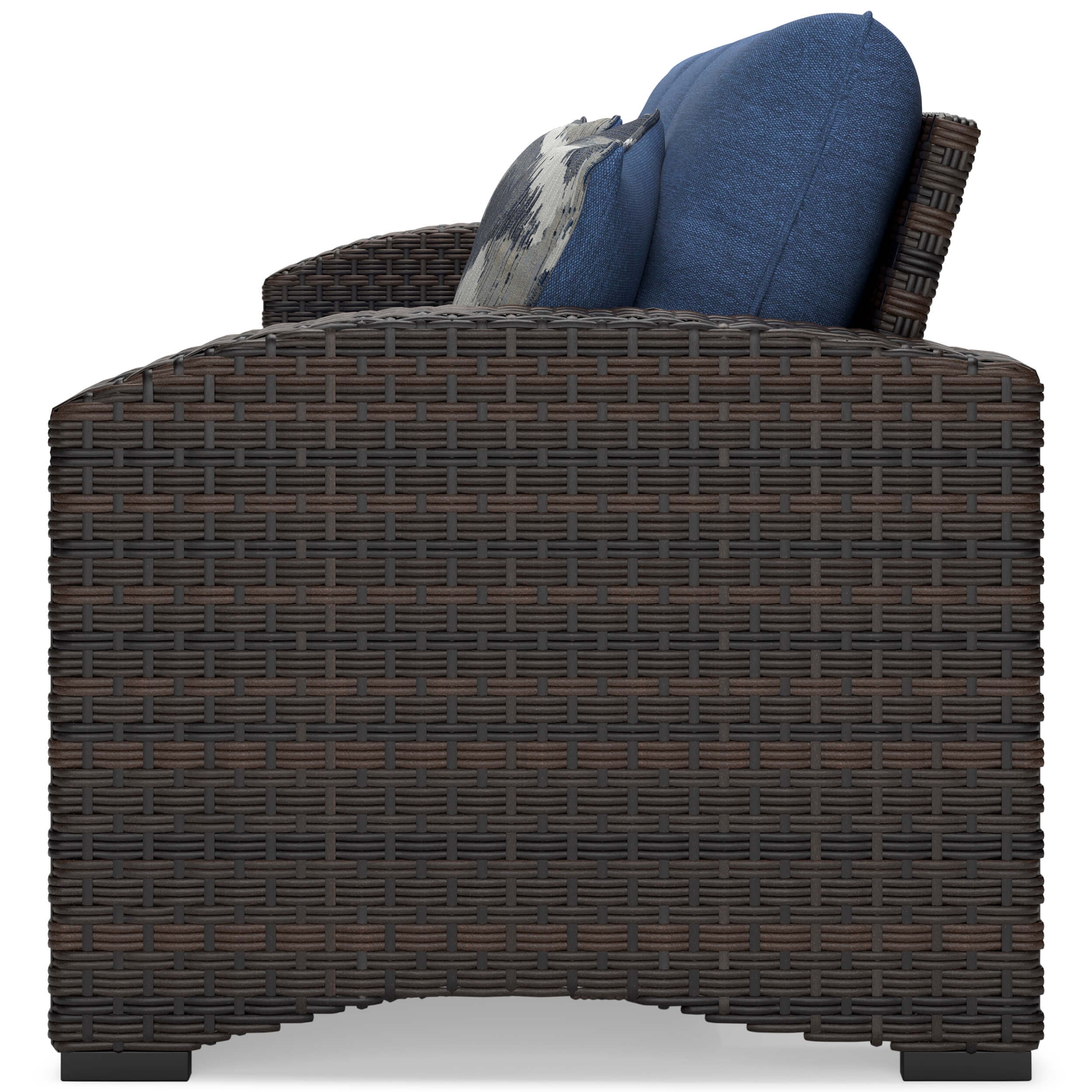 Windglow Outdoor Nuvella Fabric/Resin Wicker Patio Set