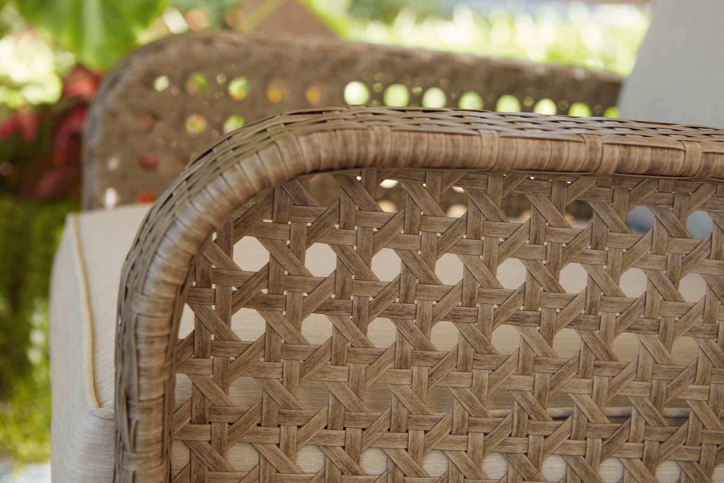 Braylee Outdoor Nuvella Fabric/Resin Wicker Patio Set