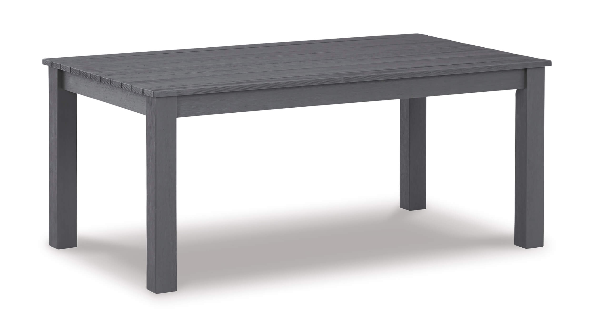 Fynnegan Outdoor Nuvella Fabric/Eucalyptus Wood Loveseat w/Table
