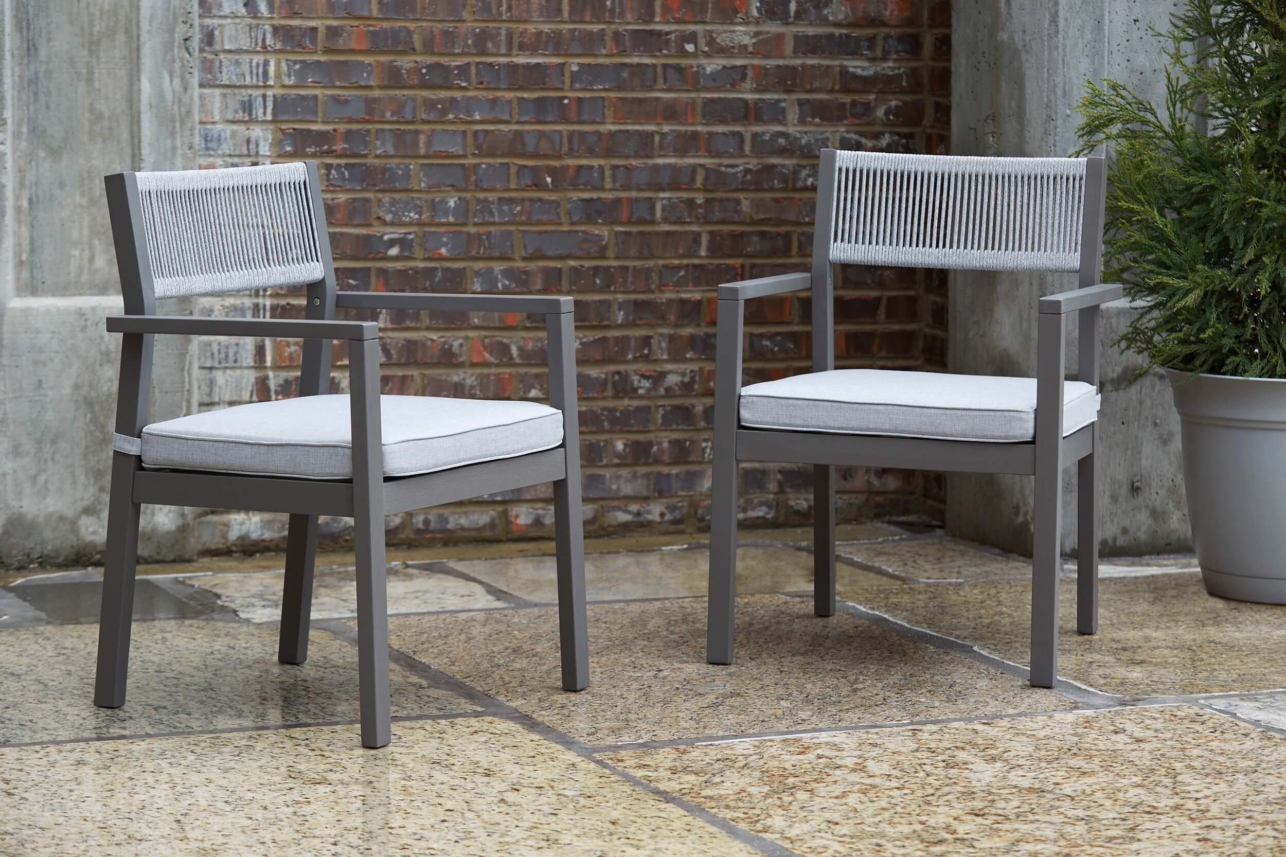 Eden Town Outdoor Eucalyptus Wood Square Patio Dining Set