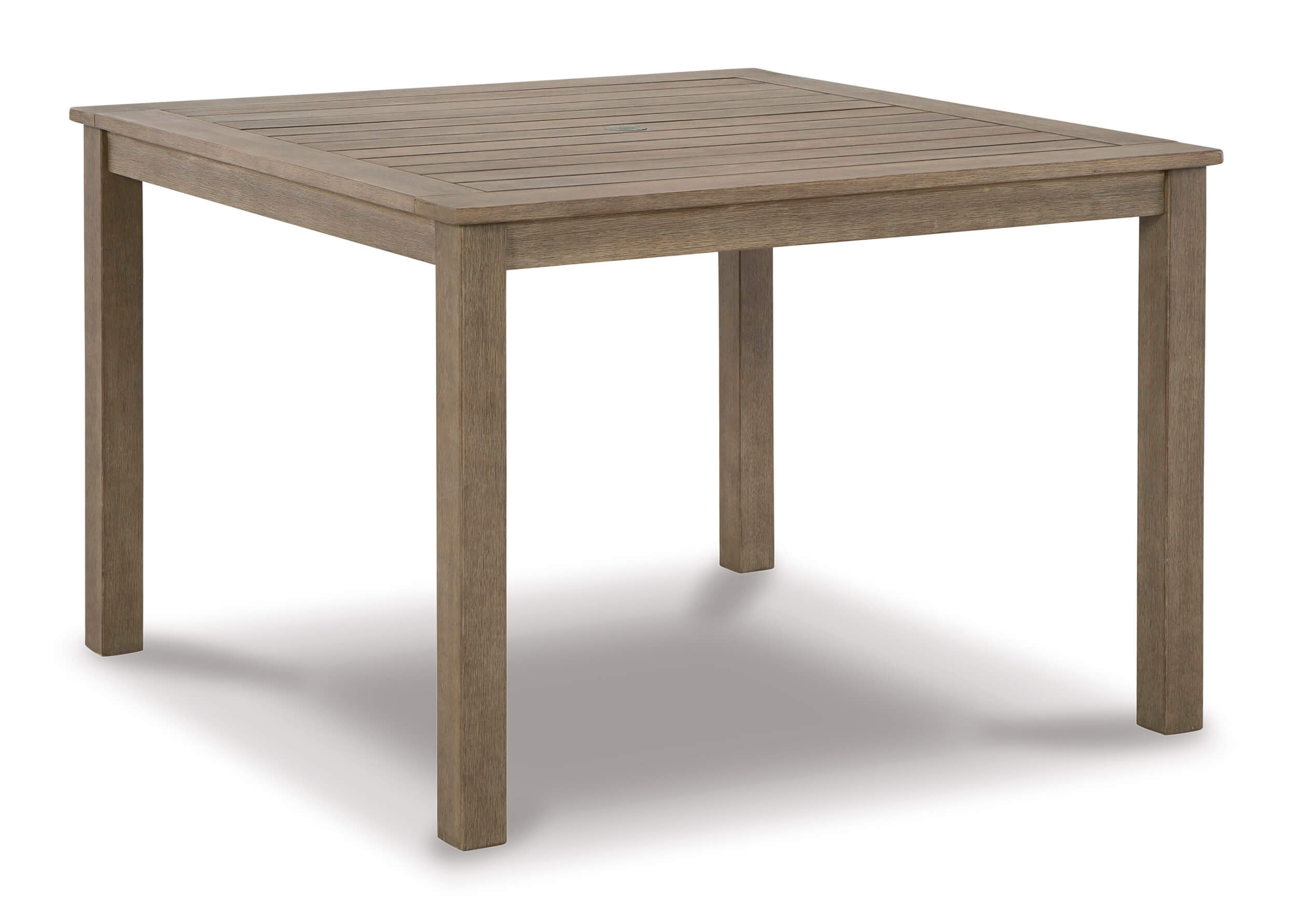 Aria Plains Outdoor Eucalyptus Wood Patio Dining Set
