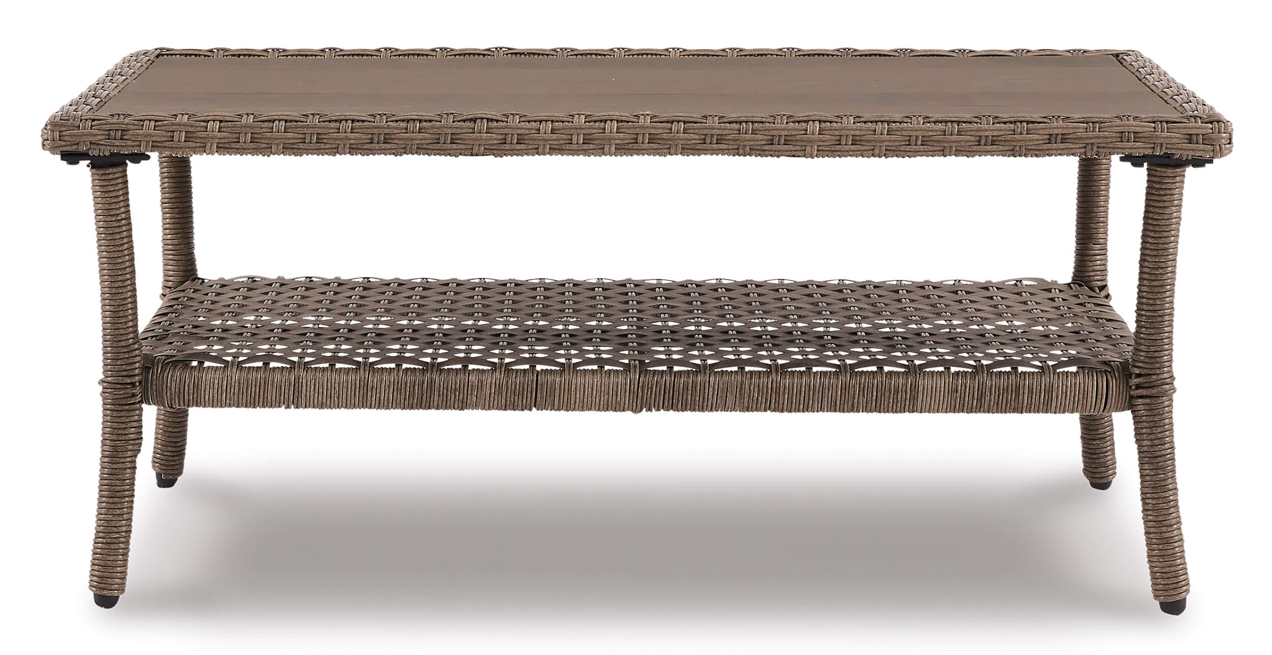Clear Ridge Outdoor Resin Wicker Coffee Table