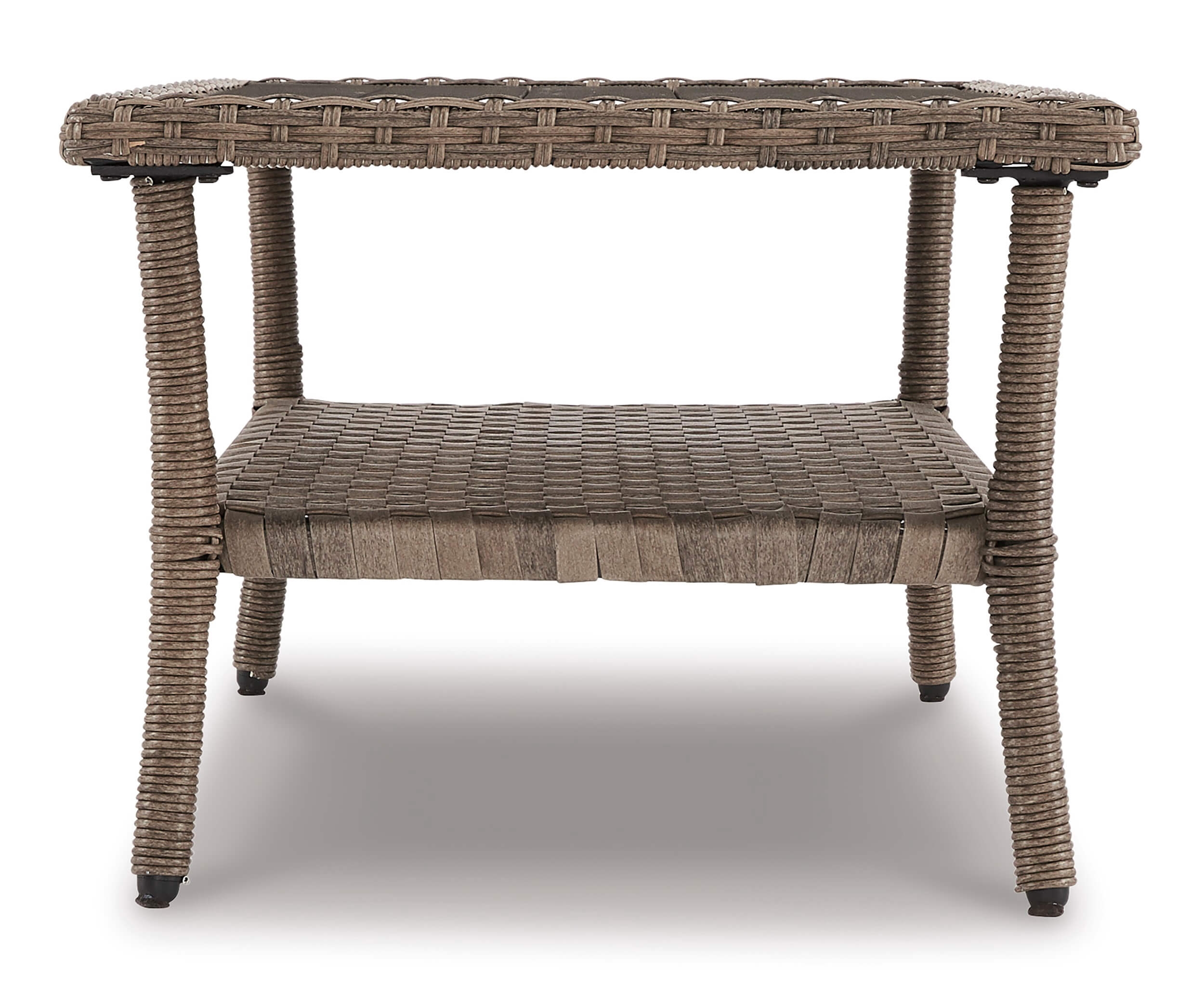 Clear Ridge Outdoor Resin Wicker Coffee Table