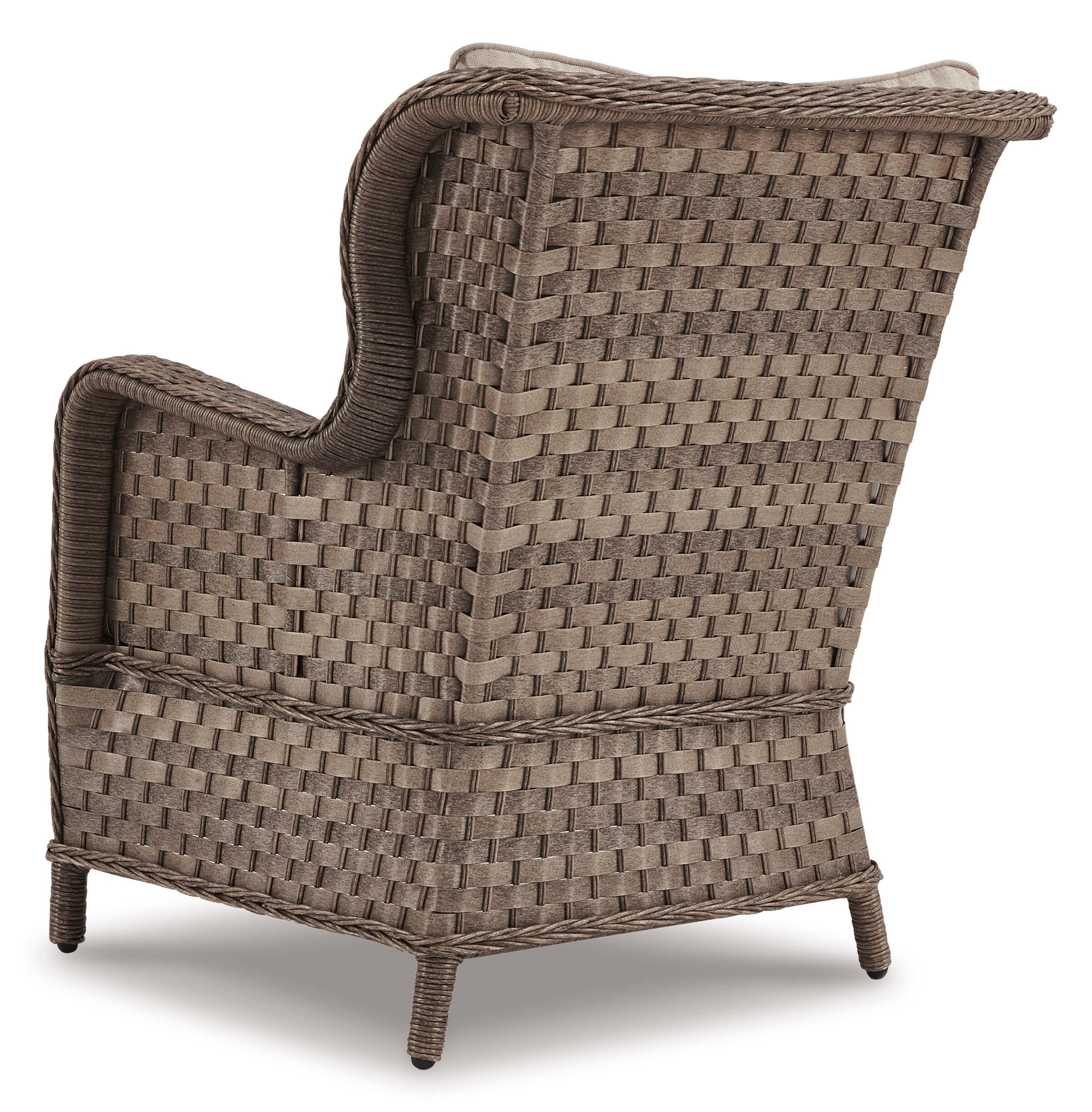 Clear Ridge Outdoor Nuvella Fabric/Resin Wicker Lounge Chair, Set of 2