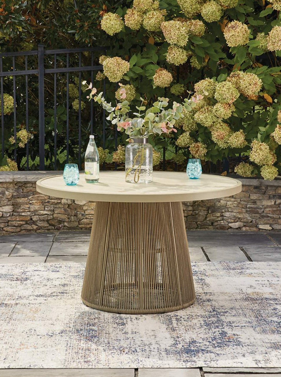 Orchard Beach Aluminum Outdoor Dining Table