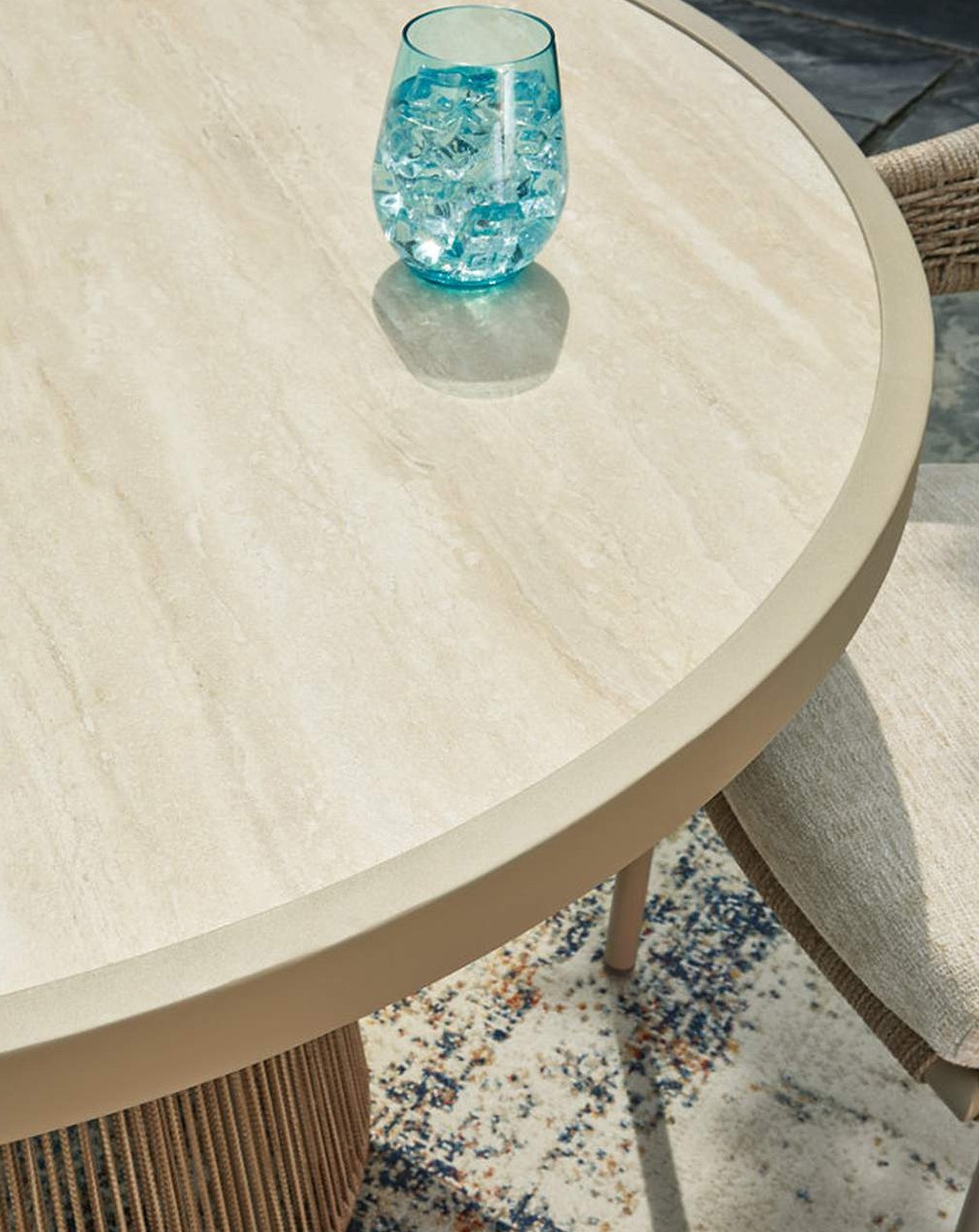 Orchard Beach Aluminum Outdoor Dining Table