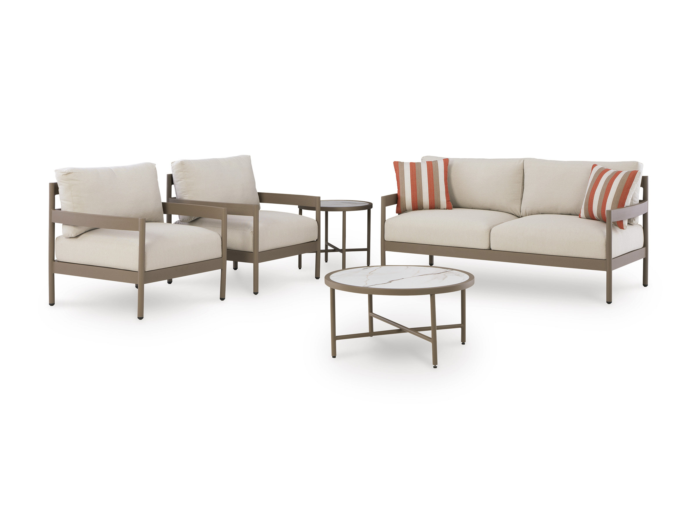 Bluff Trail Polyester/Aluminum 5-Piece Patio Set