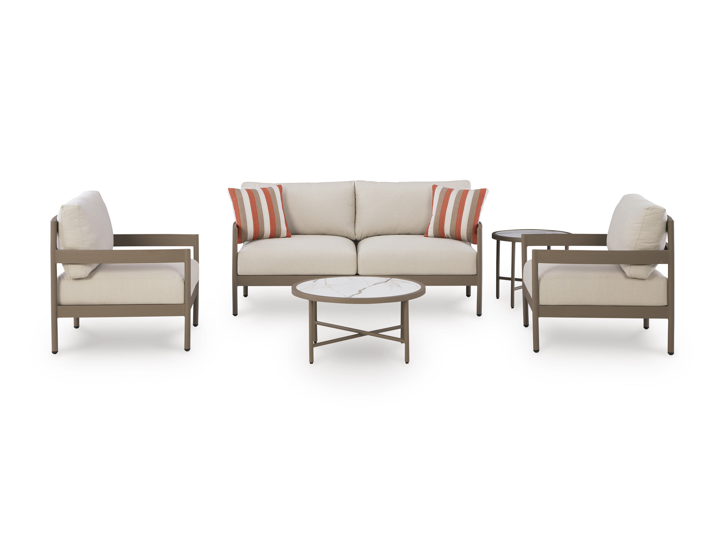 Bluff Trail Polyester/Aluminum 5-Piece Patio Set