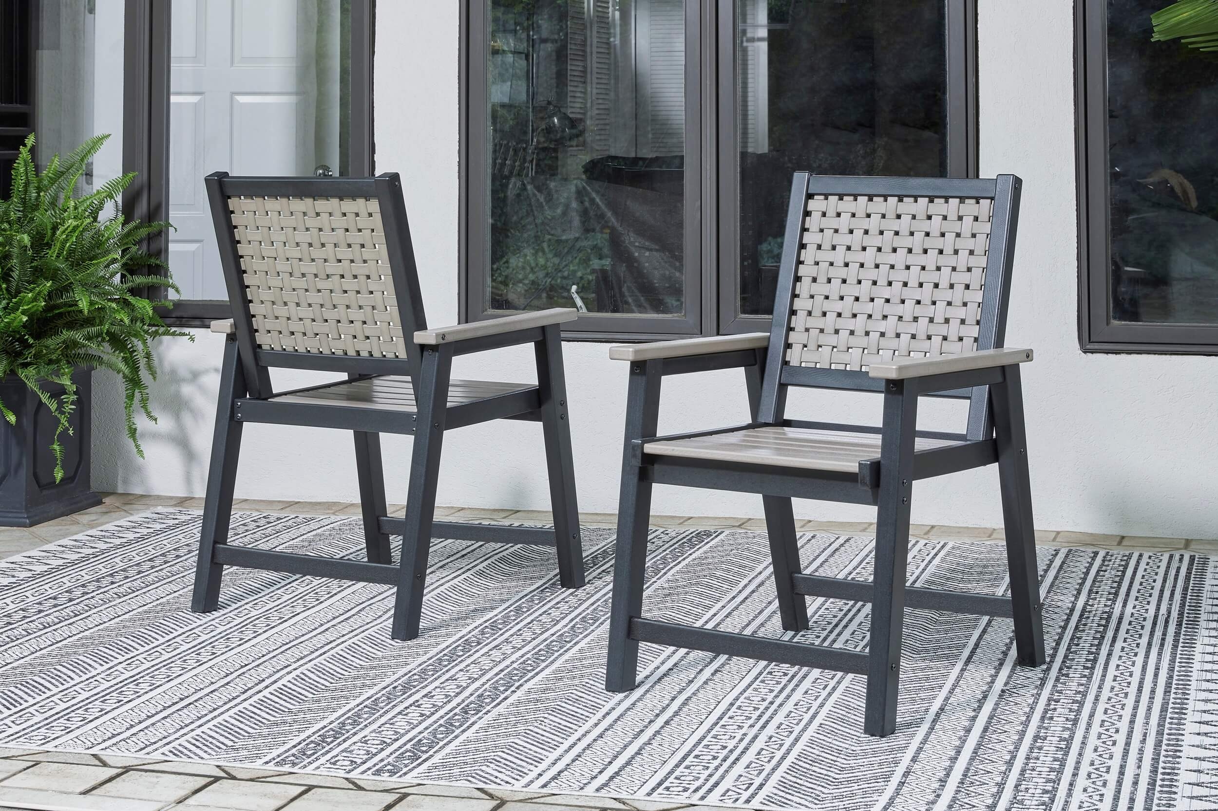 Mount Valley Outdoor High-Density Polyethylene Patio Dining Set
