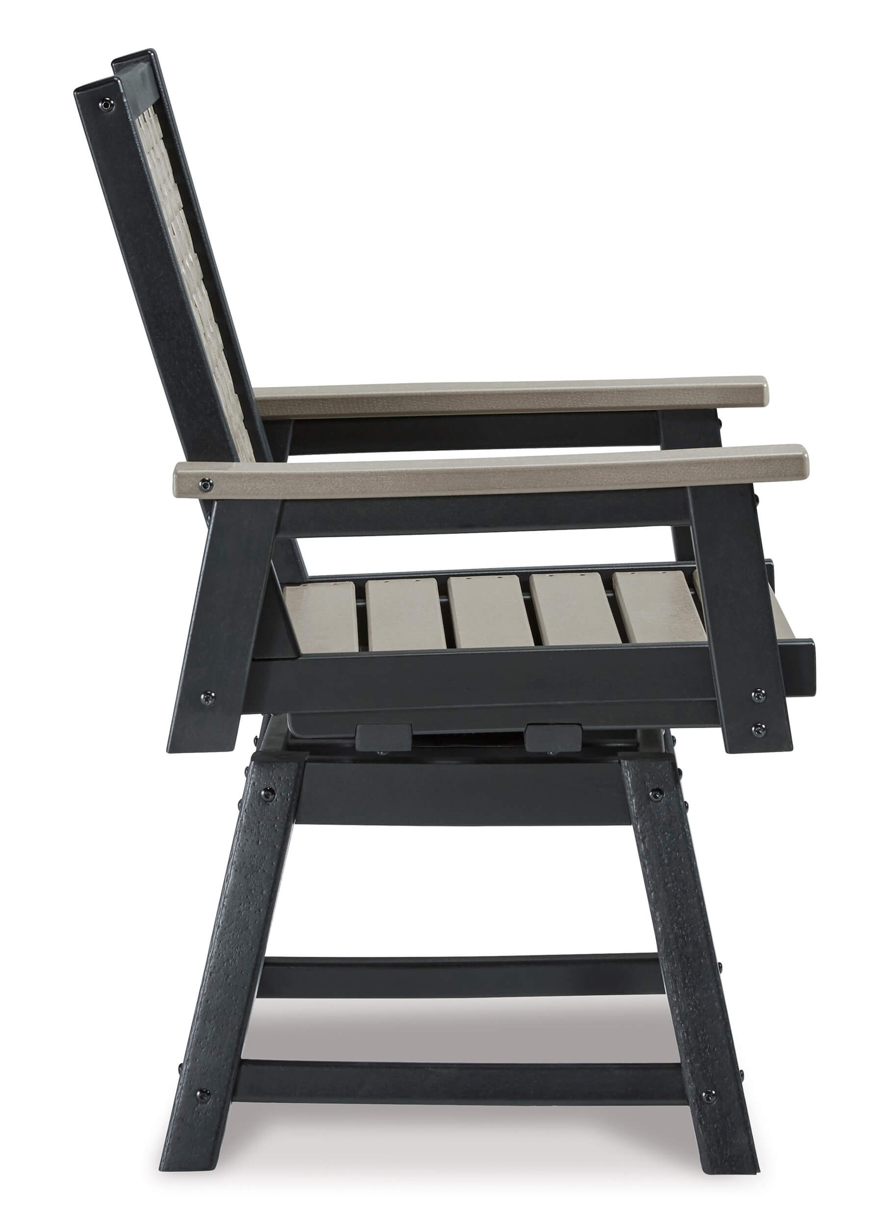 Mount Valley Outdoor High-Density Polyethylene Swivel Dining Chair, Set of 2