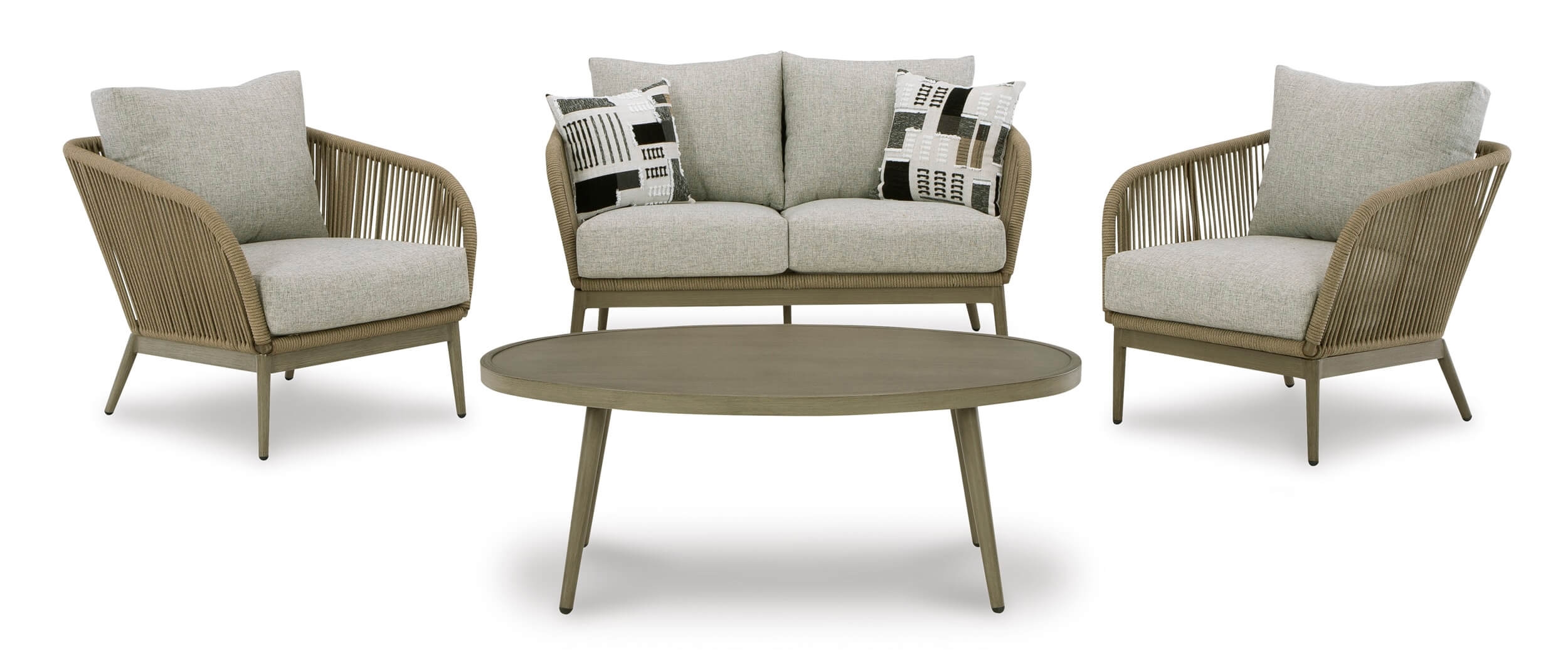 Swiss Valley Outdoor Nuvella Fabric/Handwoven Polyester Rope Set