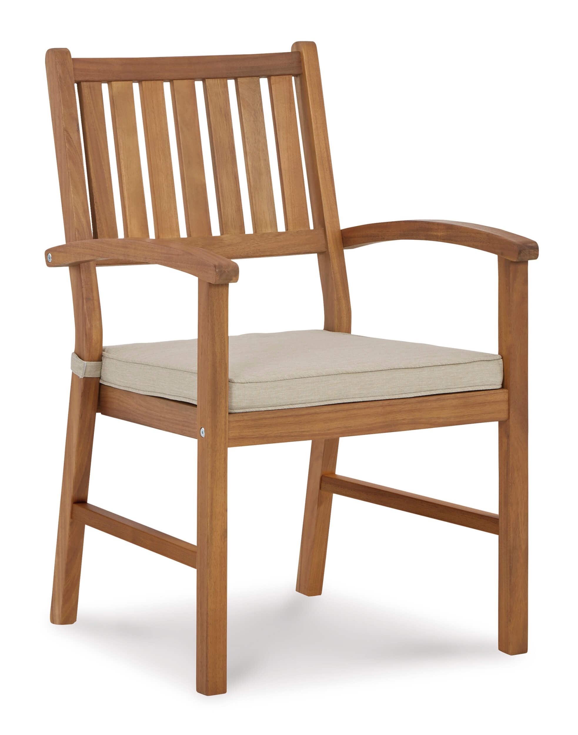 Janiyah Outdoor Acacia Wood Rectangular Dining Set
