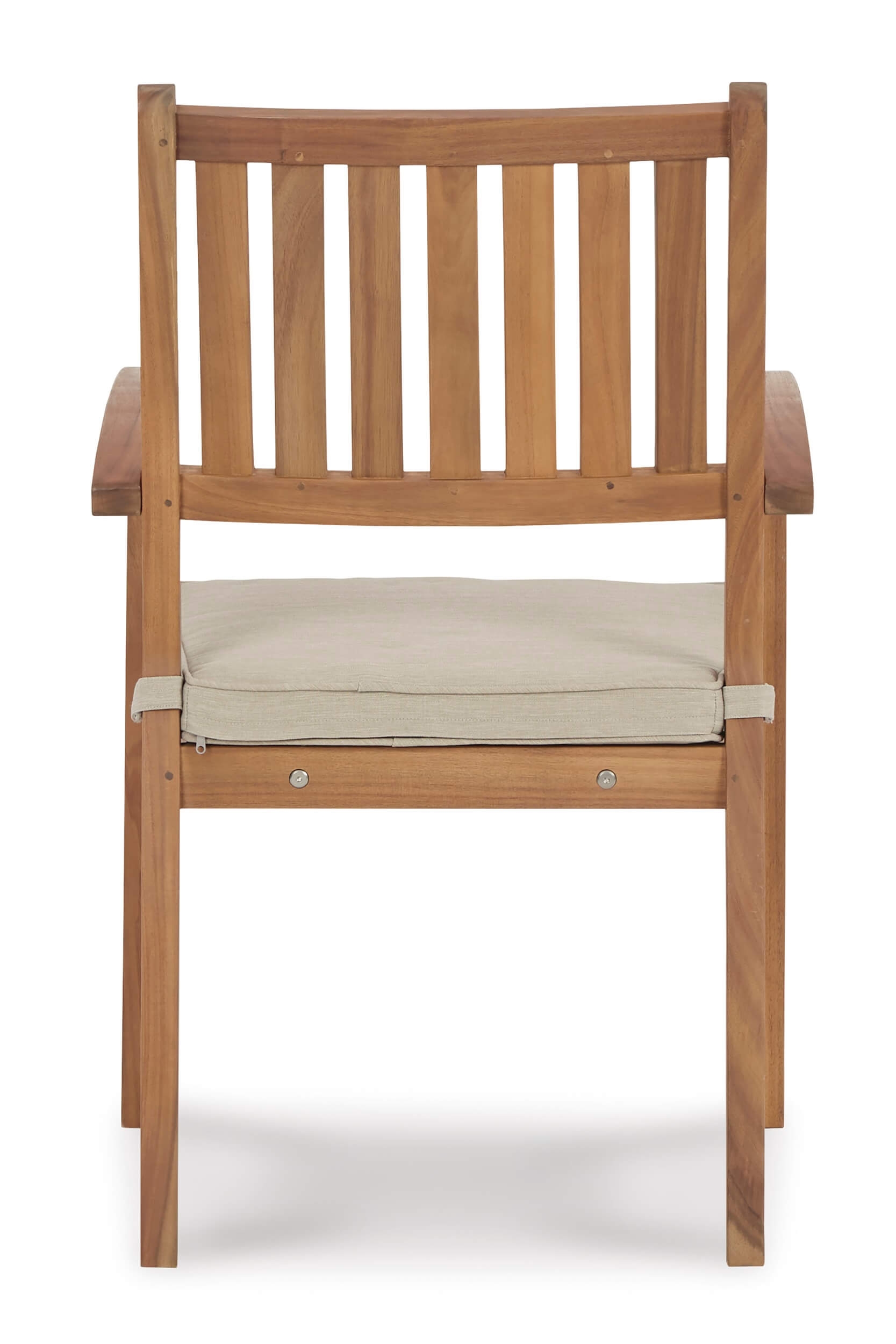 Janiyah Outdoor Acacia Wood Rectangular Dining Set