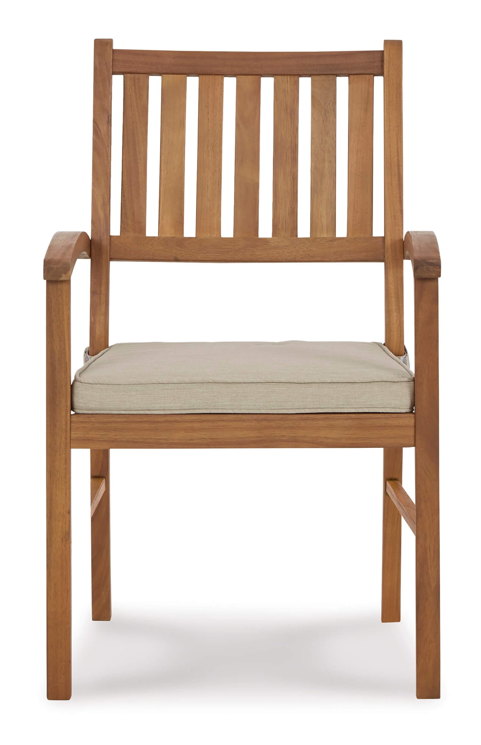 Janiyah Outdoor Acacia Wood Rectangular Dining Set