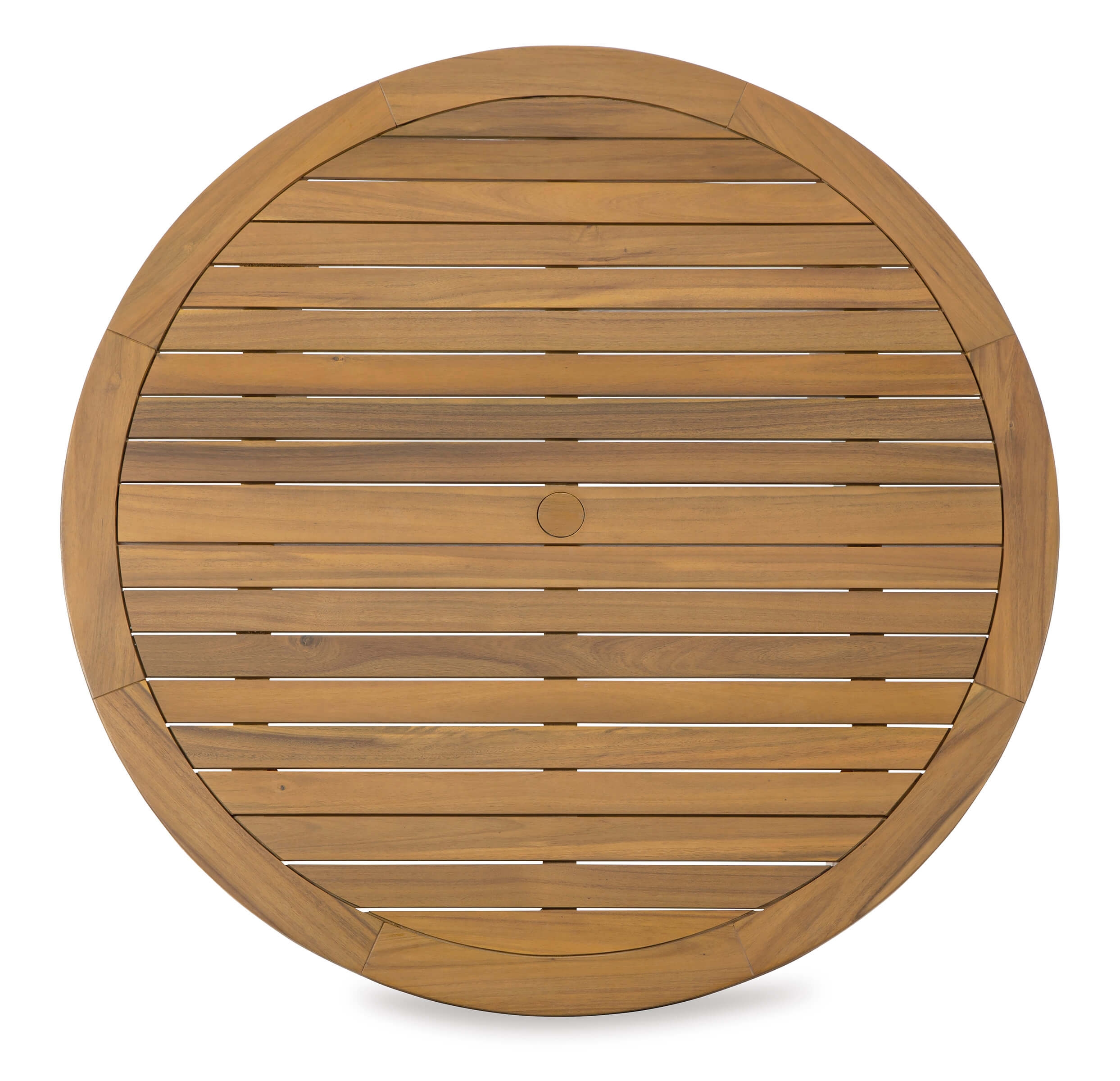 Janiyah Outdoor Acacia Wood Round Dining Set