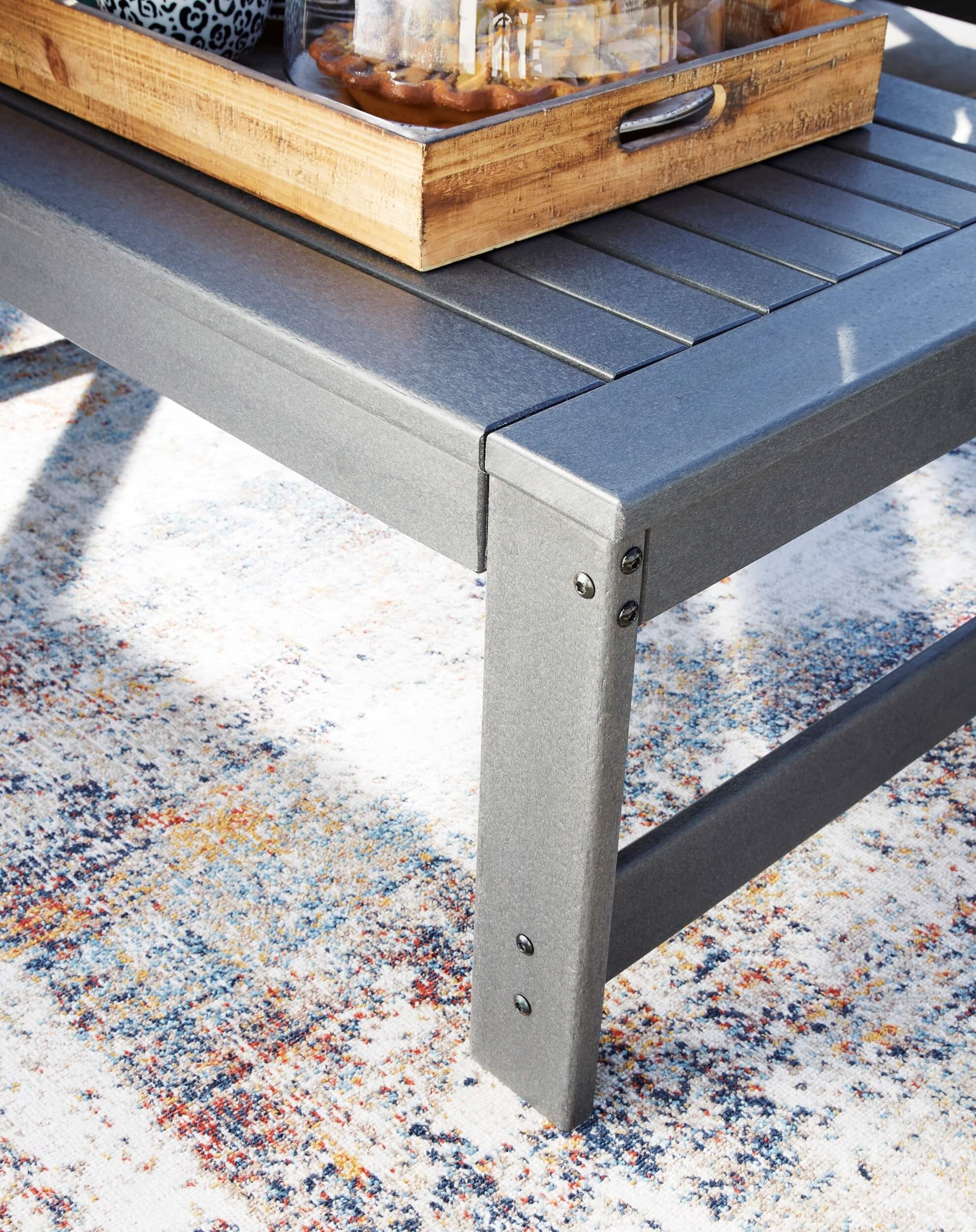 Amora Outdoor High-Density Polyethylene Coffee Table