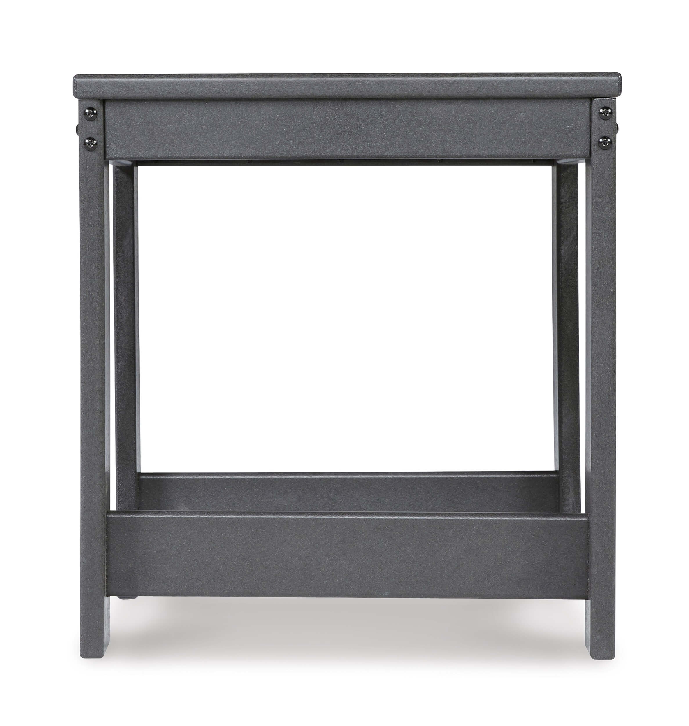 Amora Outdoor High-Density Polyethylene Square End Table