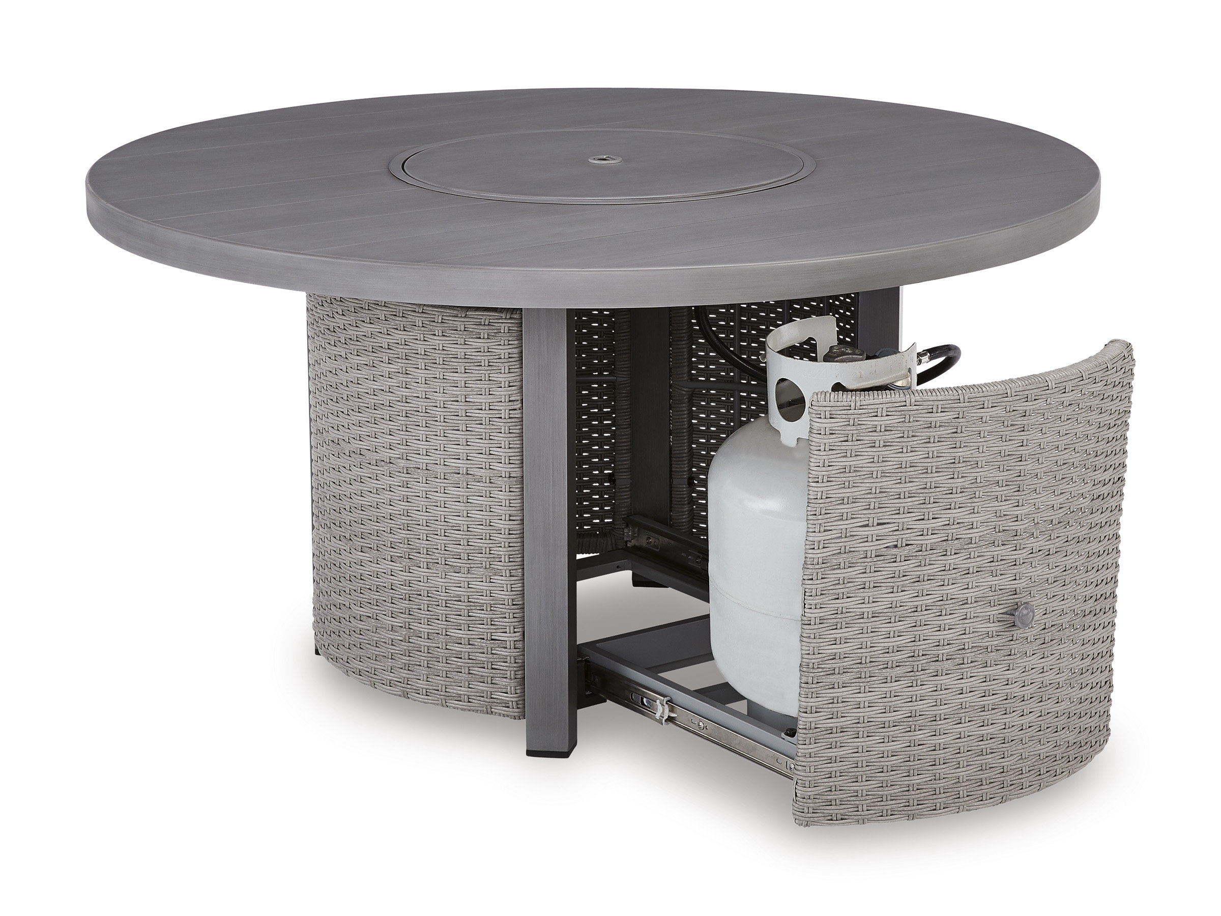 Half Moon Beach Resin Wicker/Aluminum Patio Set