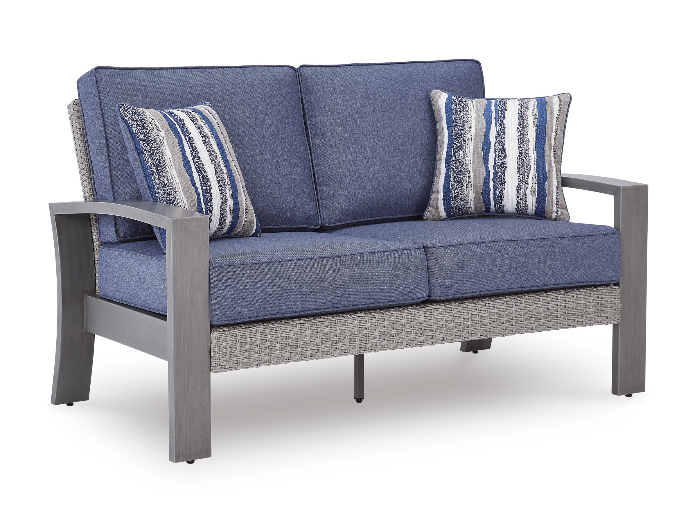 Half Moon Beach Resin Wicker/Aluminum Patio Set