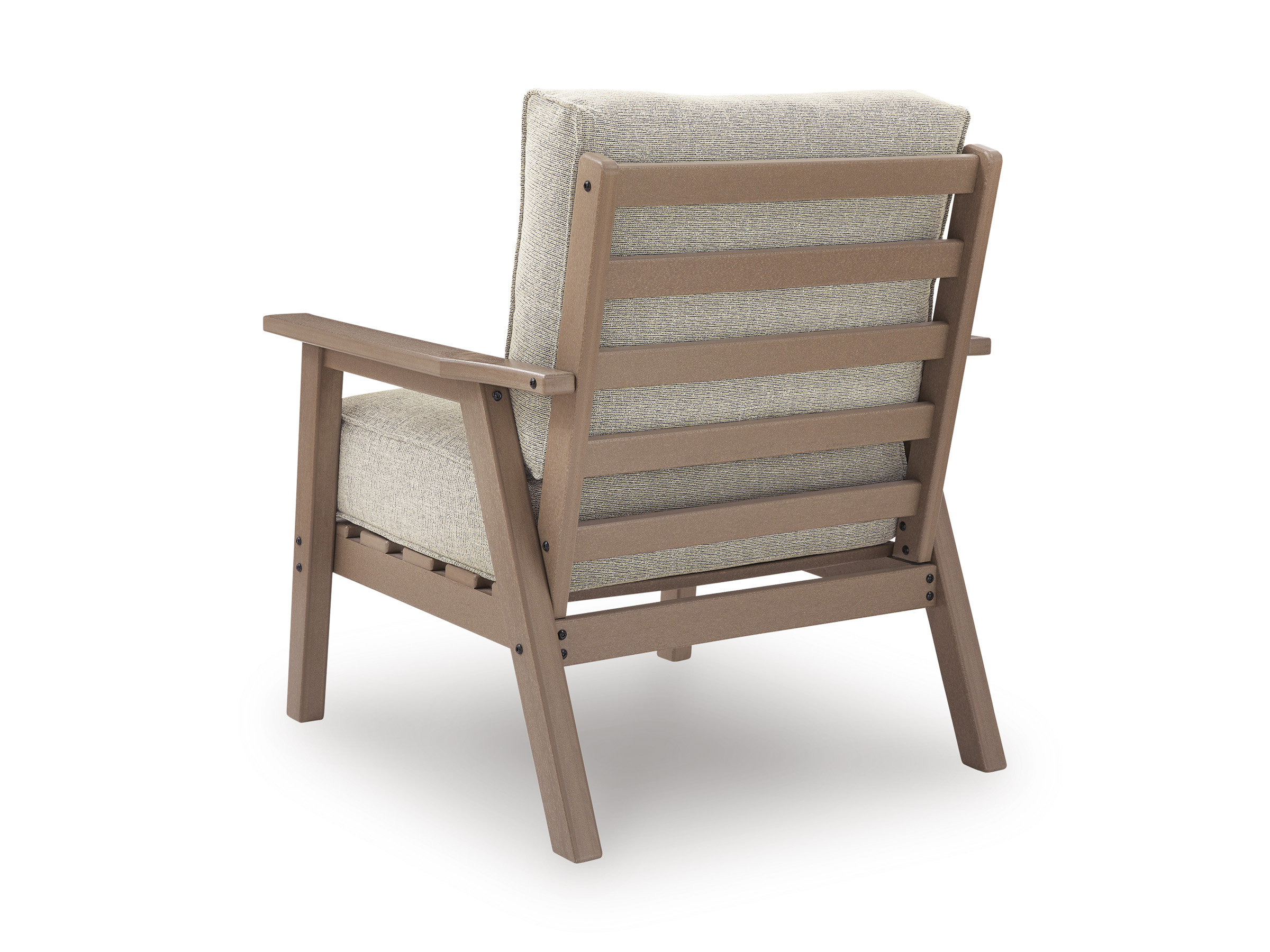 Grover Beach 2-Piece HDPE/Polyester Lounge Chair with Cushion