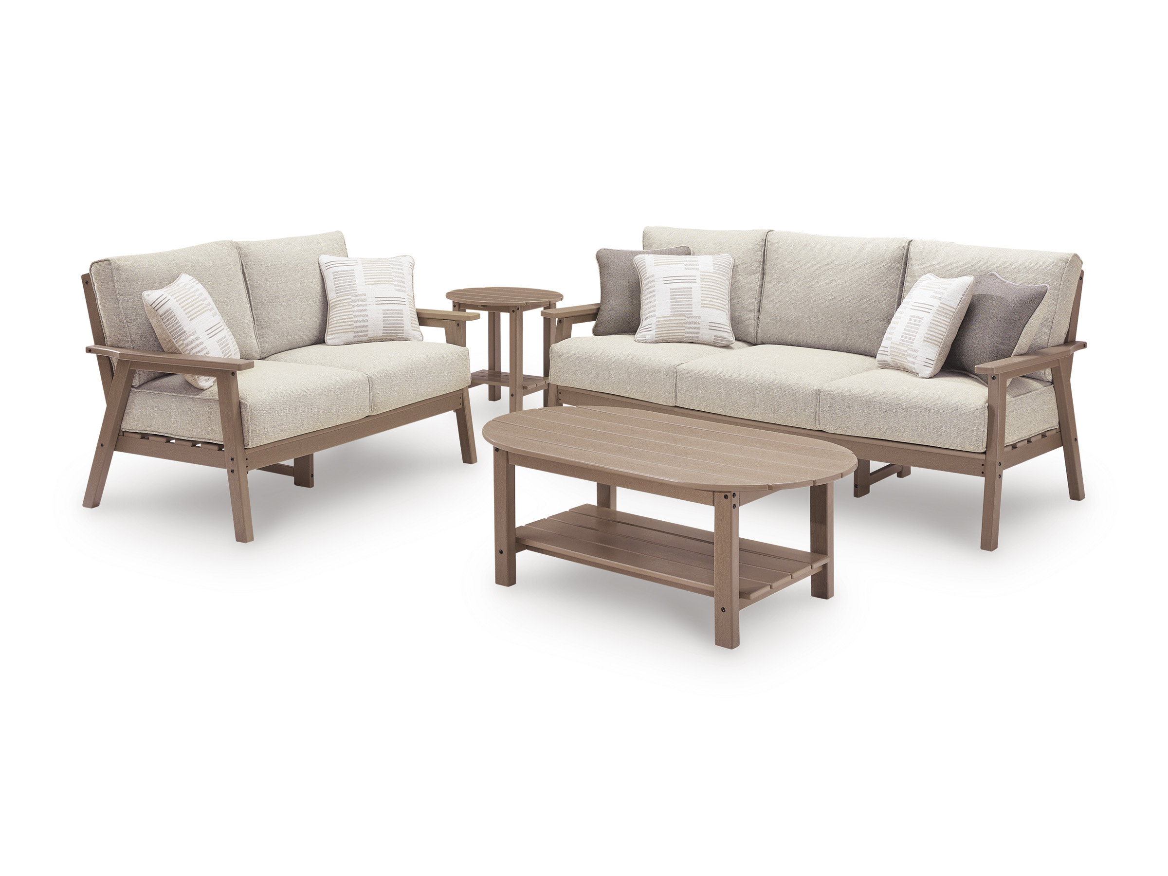 Grover Beach HDPE/Polyester Patio Set