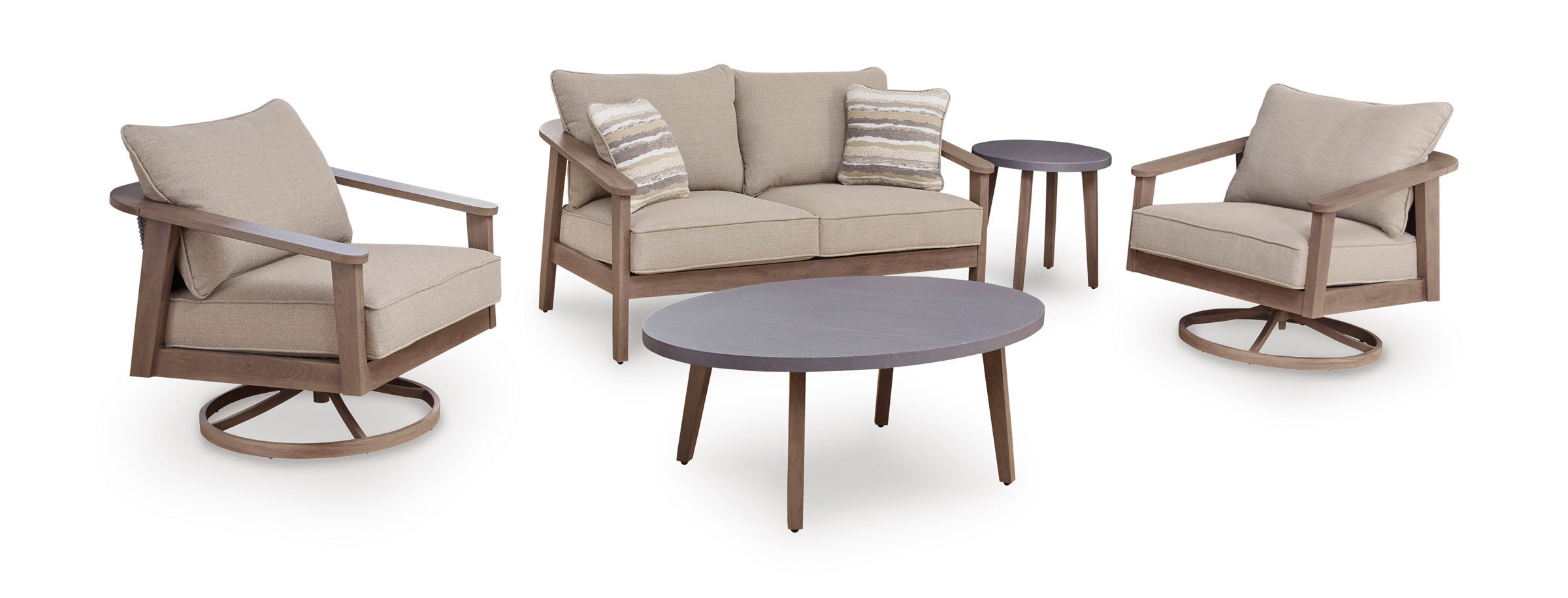 Harmony Headlands Aluminum/Polyester Patio Set