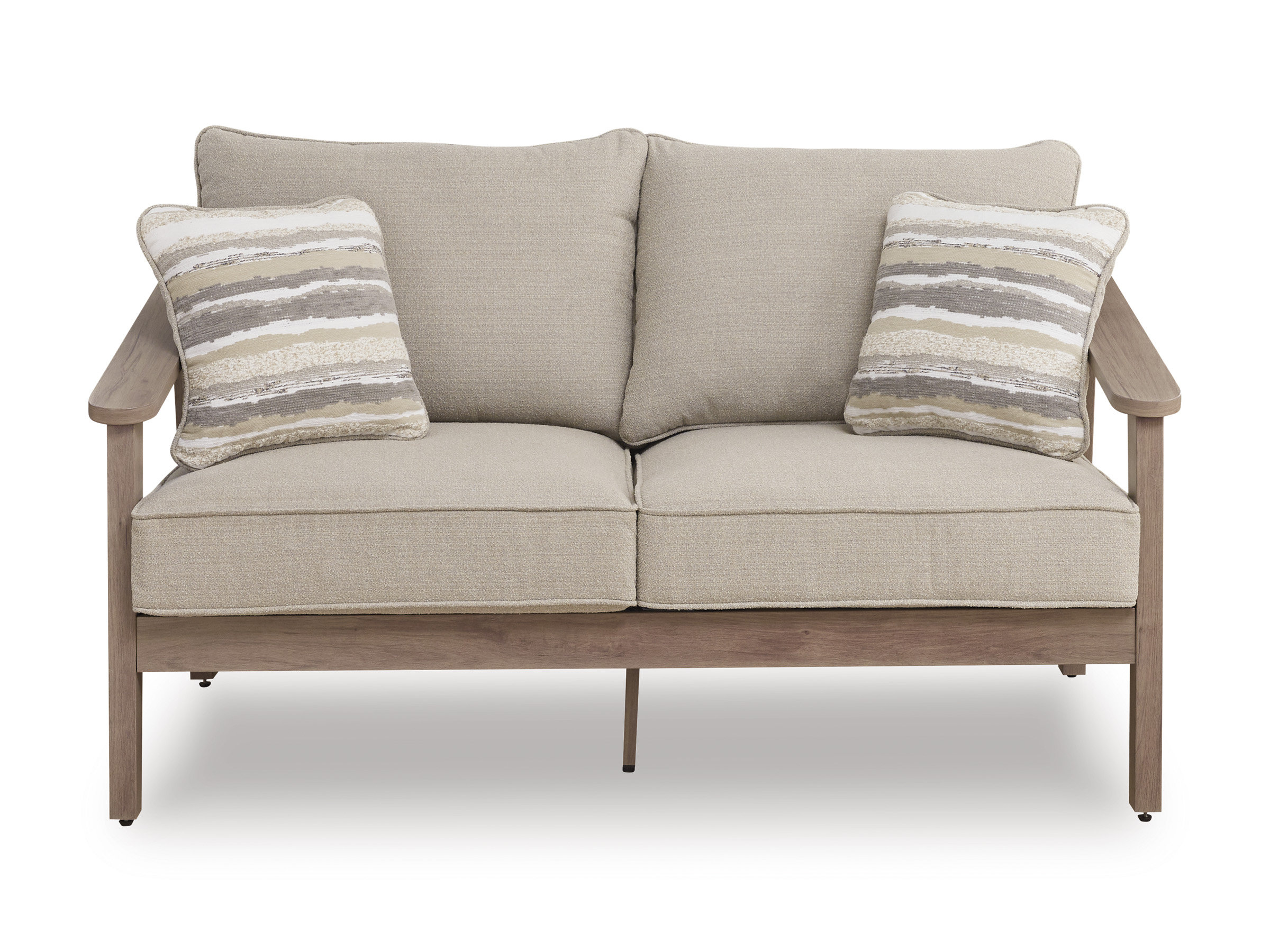 Harmony Headlands Aluminum/Polyester Loveseat with Cushion