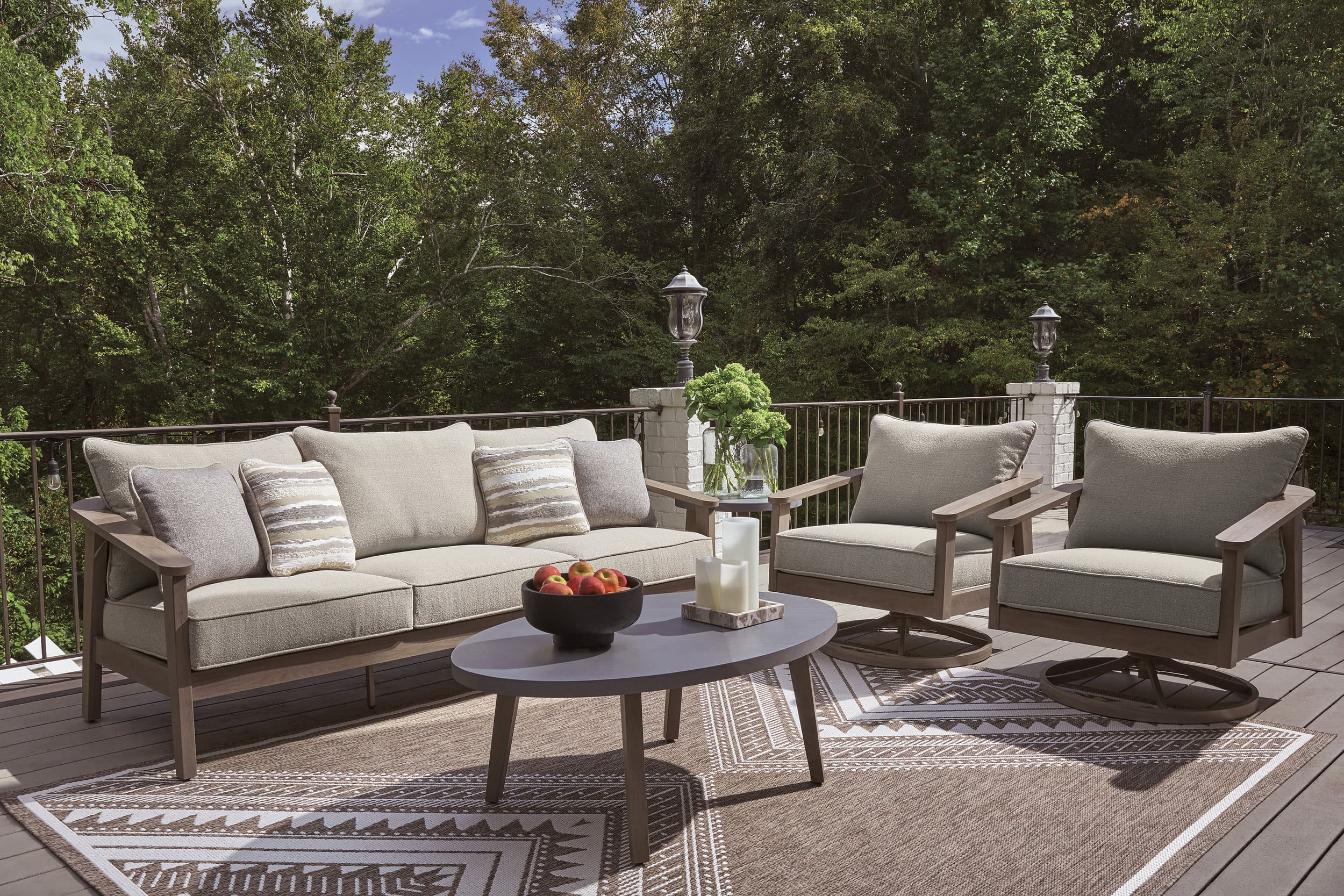 Harmony Headlands Aluminum/Polyester Patio Set